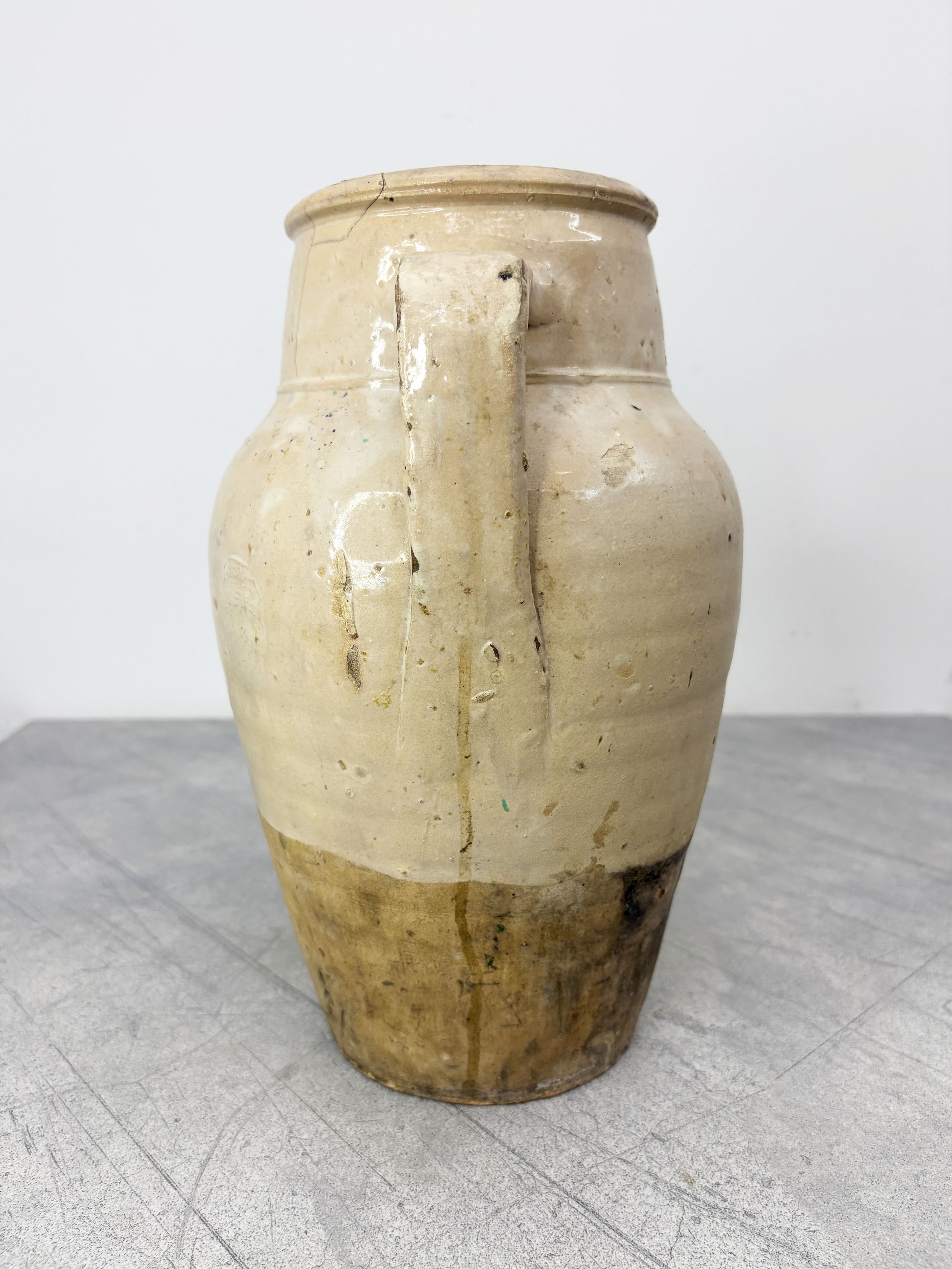 rustic farmhouse pot with handles Calabria