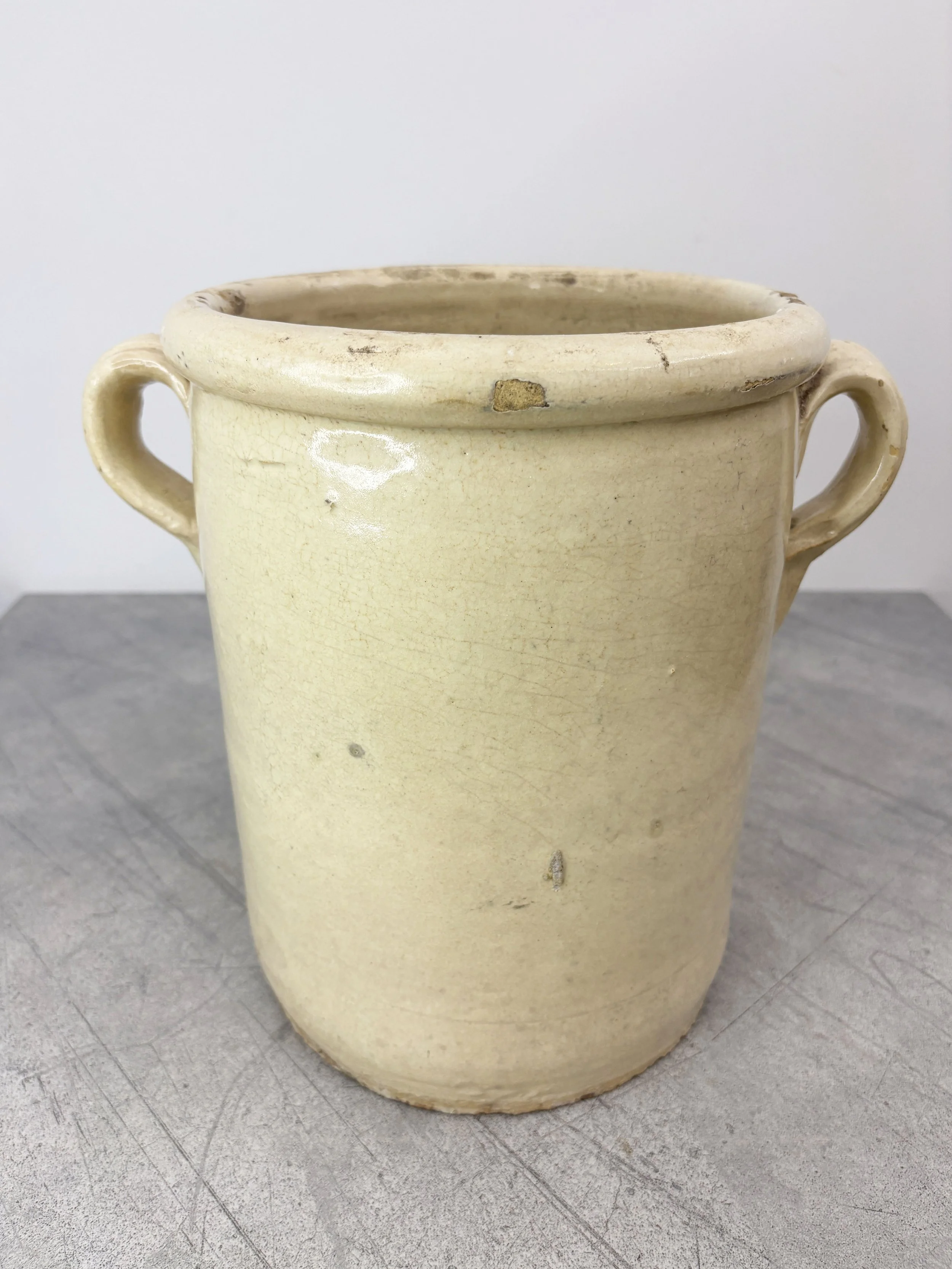 rustic Italian confit pot