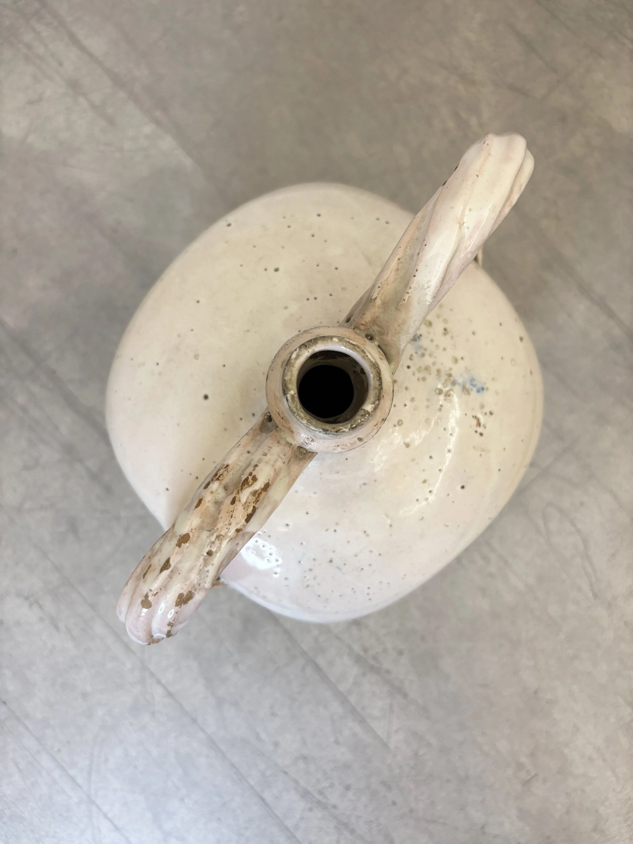 antique ceramic wine farmhouse vessel Faenza