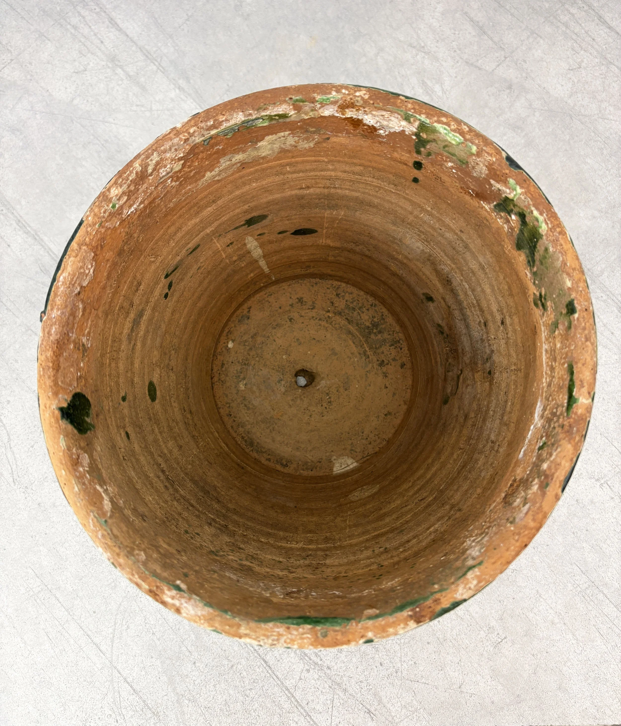 rustic ceramic plant pot