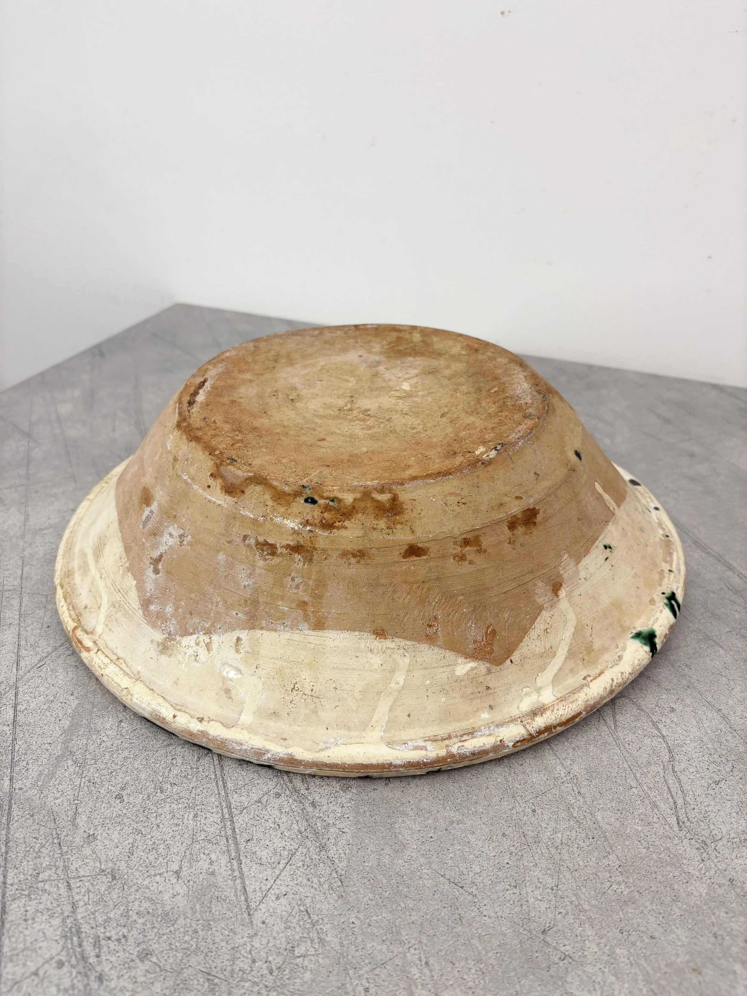 large antique handmade bowl Calabria