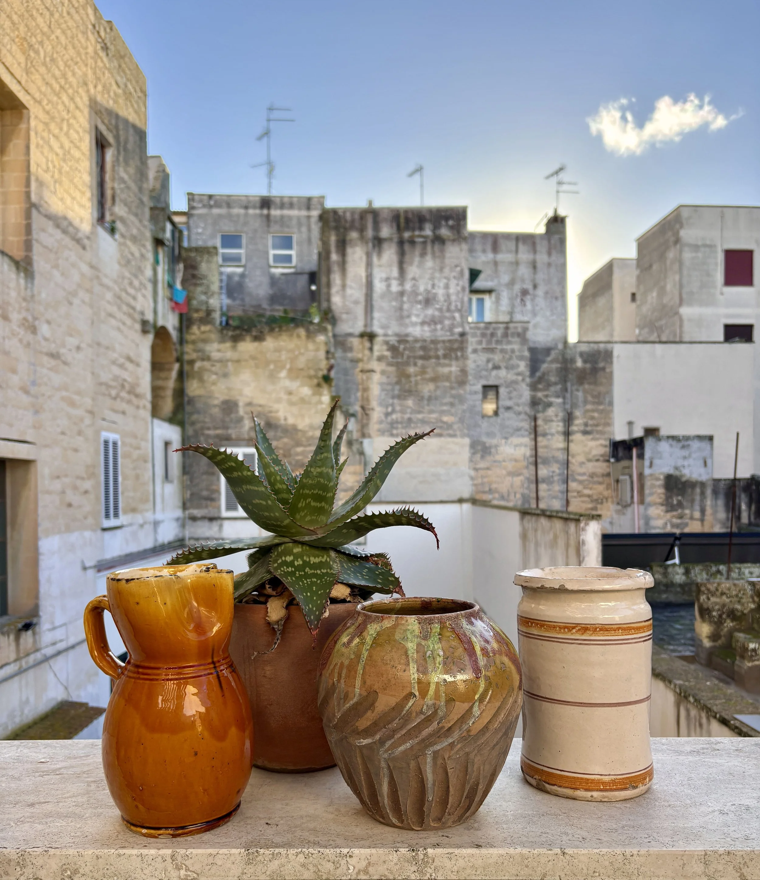 vintage rustic ceramics Puglia