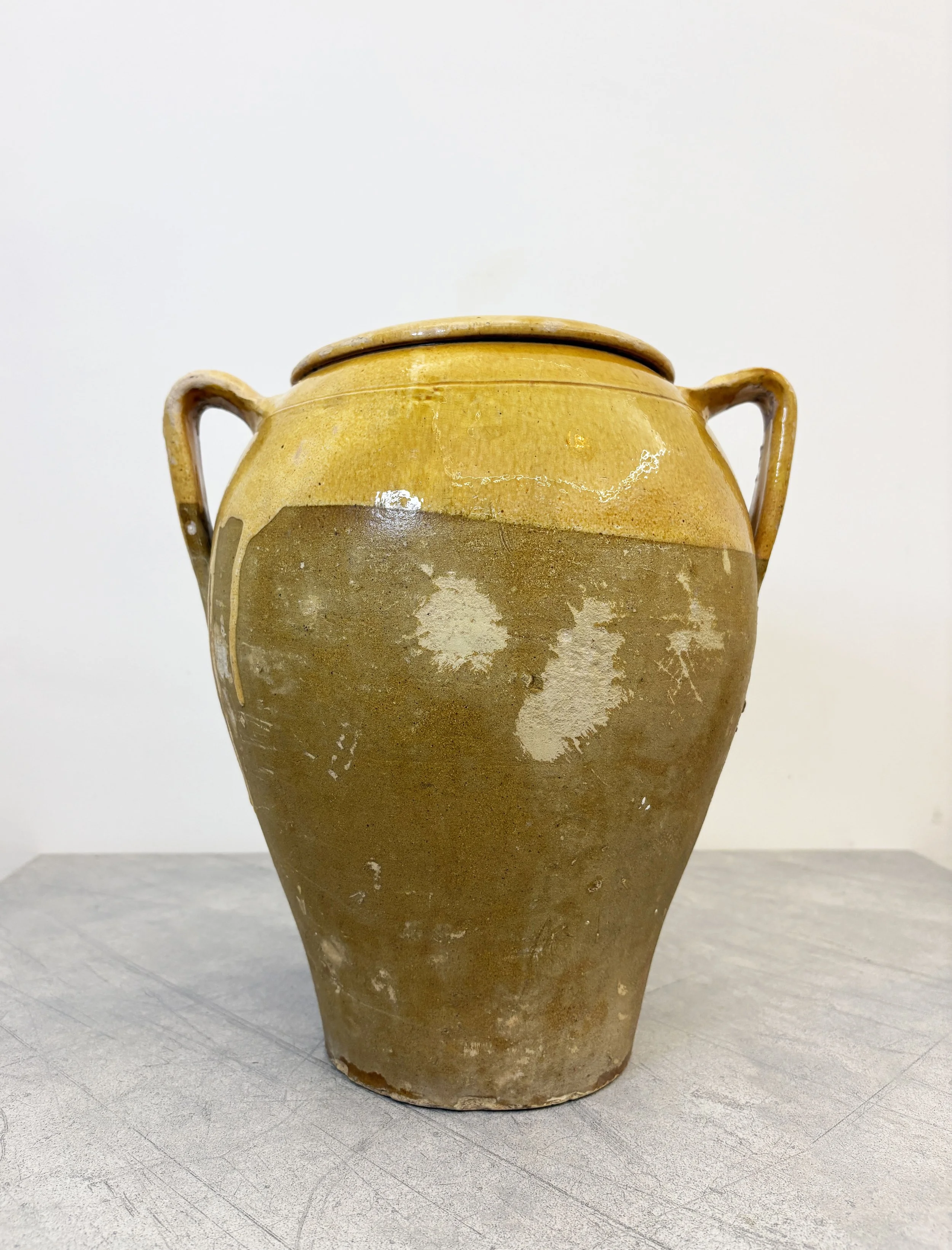 antique Pugliese rustic confit pot
