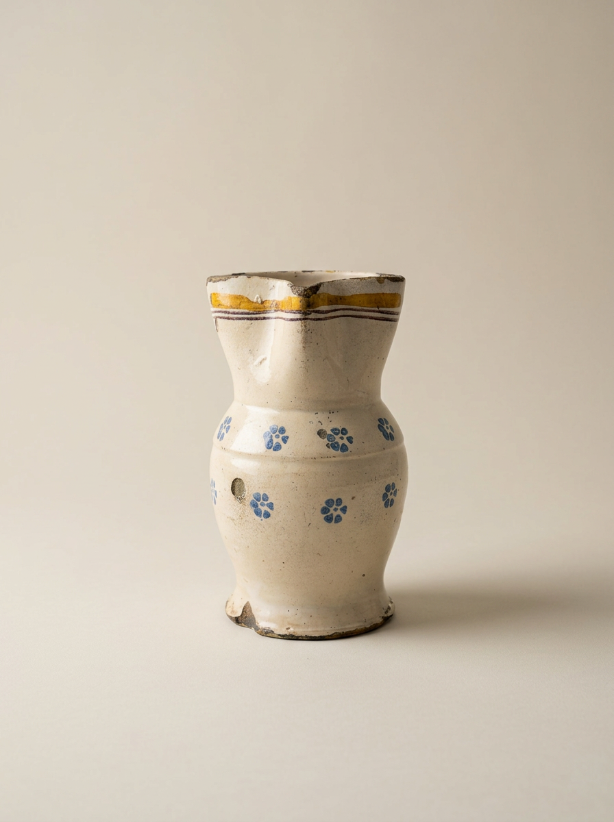 Tall Antique 'Righe & Stelle' Jug