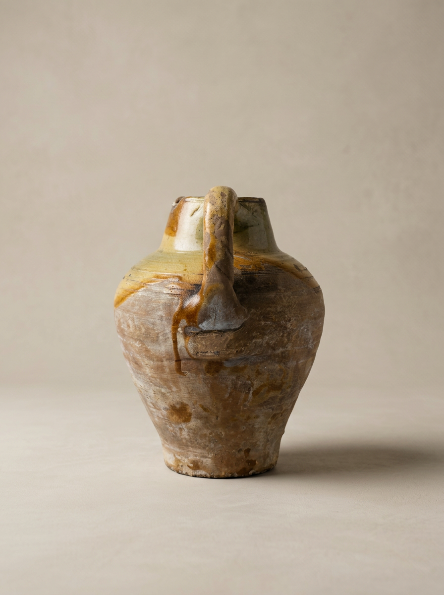 vintage southern Italian ceramic pot