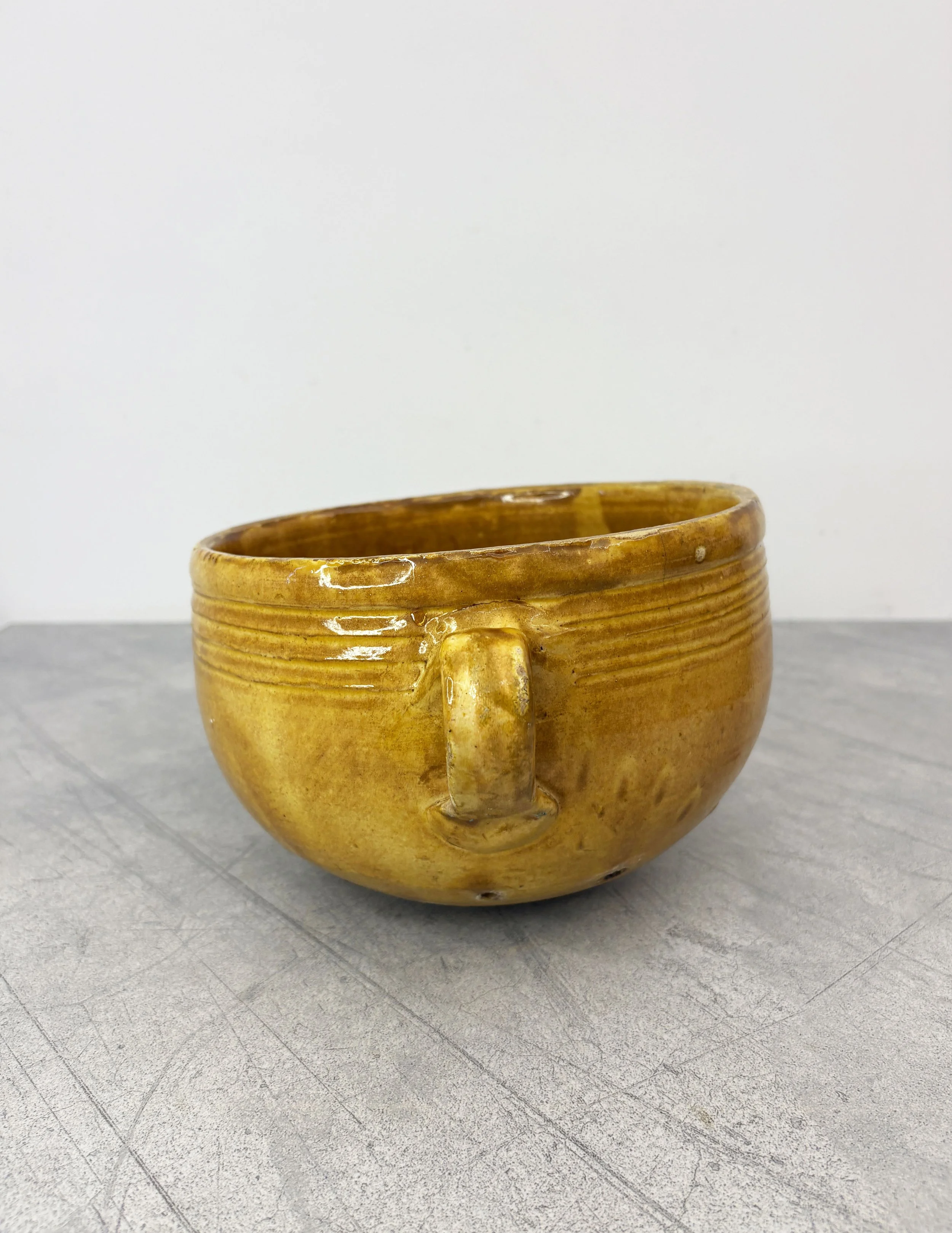 vintage Italian ceramic colander