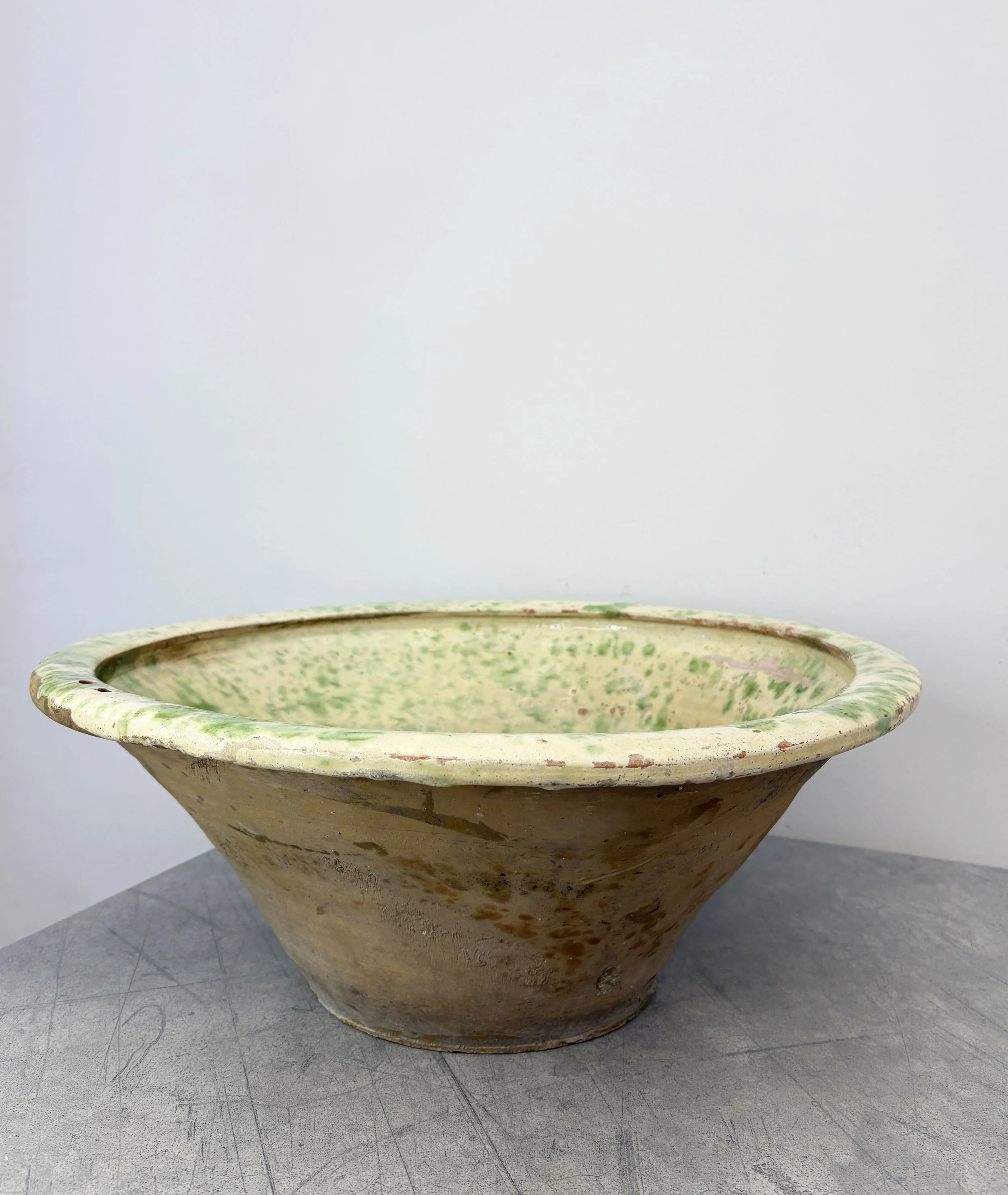 antique rustic ceramic bowl Calabria