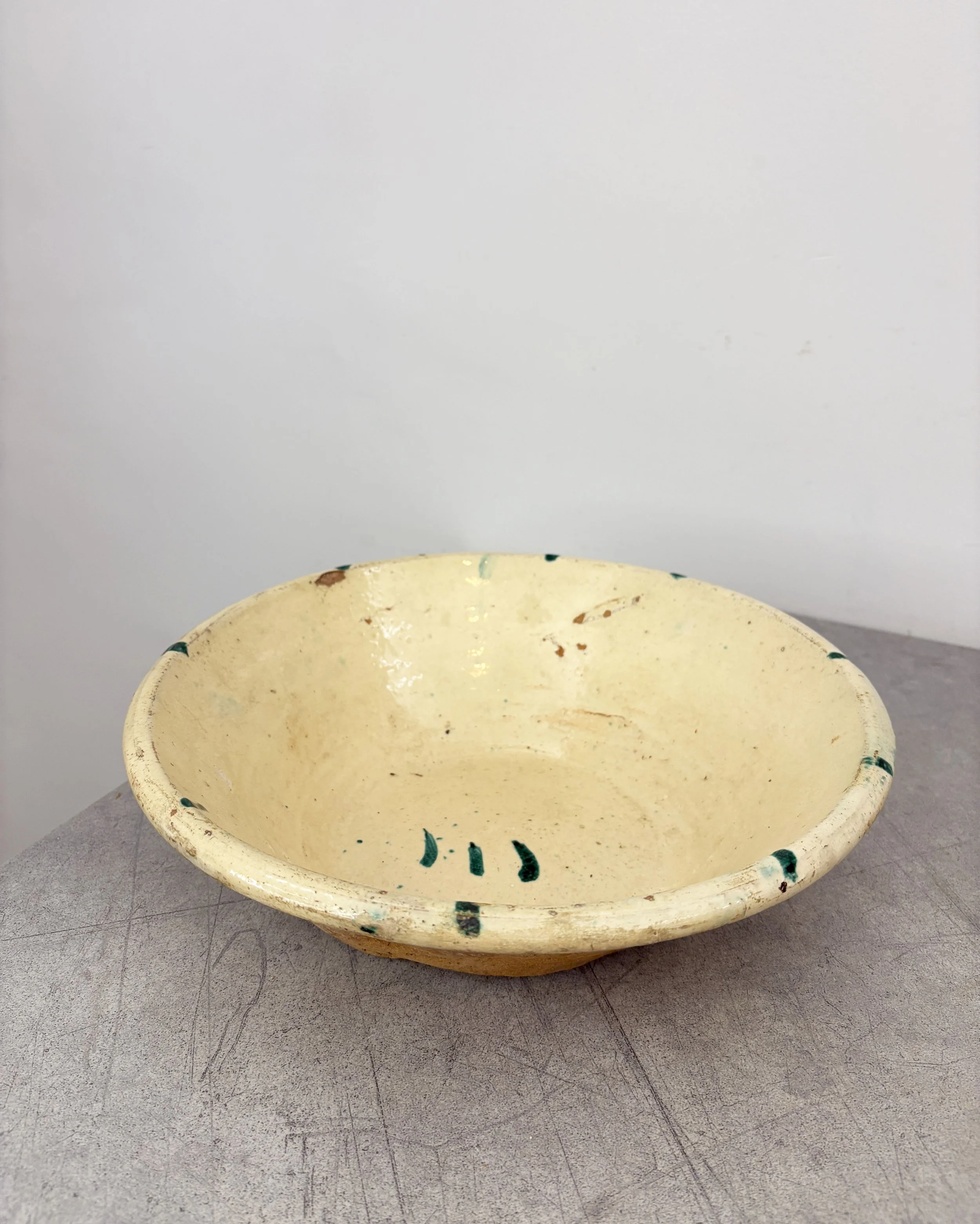 antique Italian farmhouse bowl