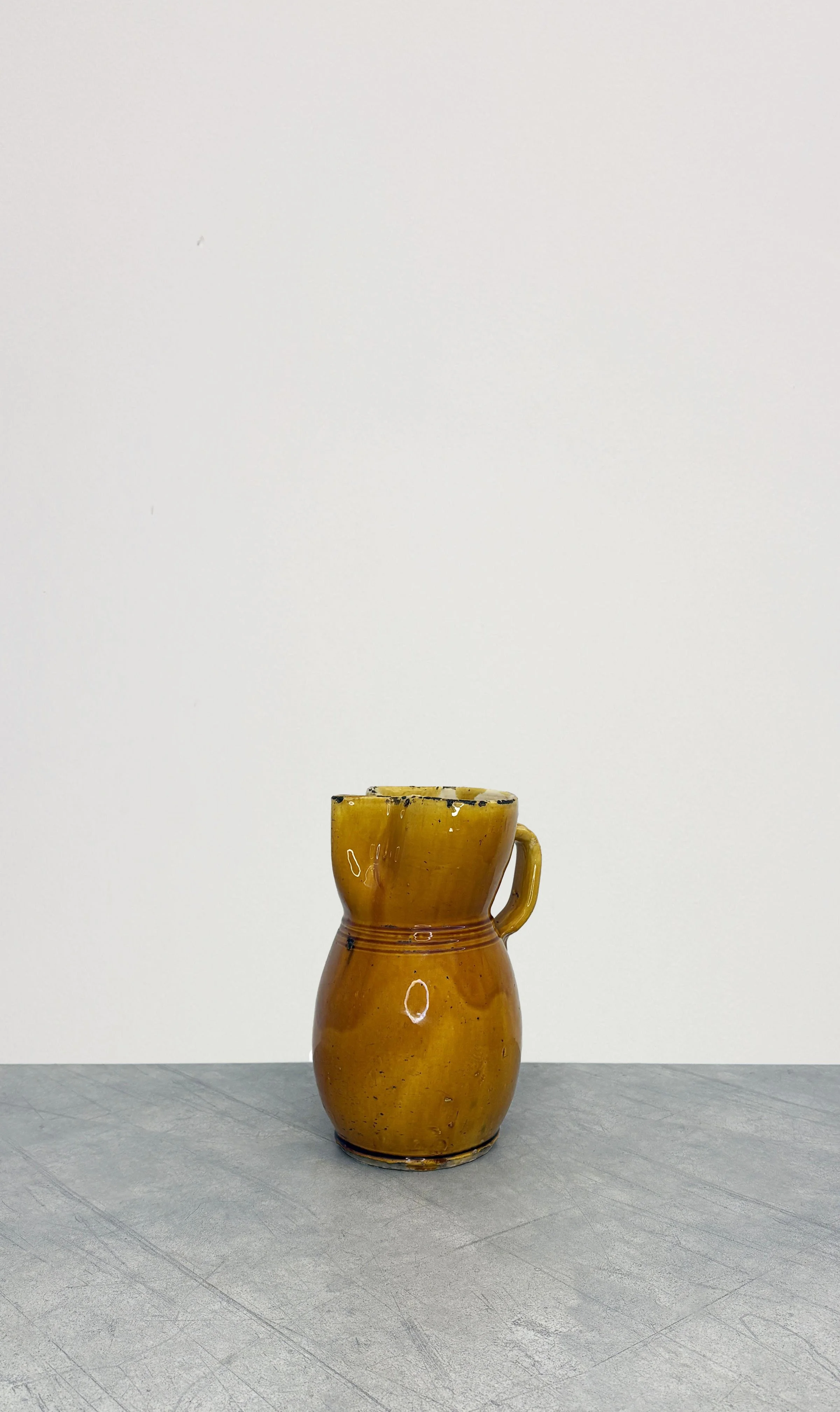 Antique Yellow Glaze Jug