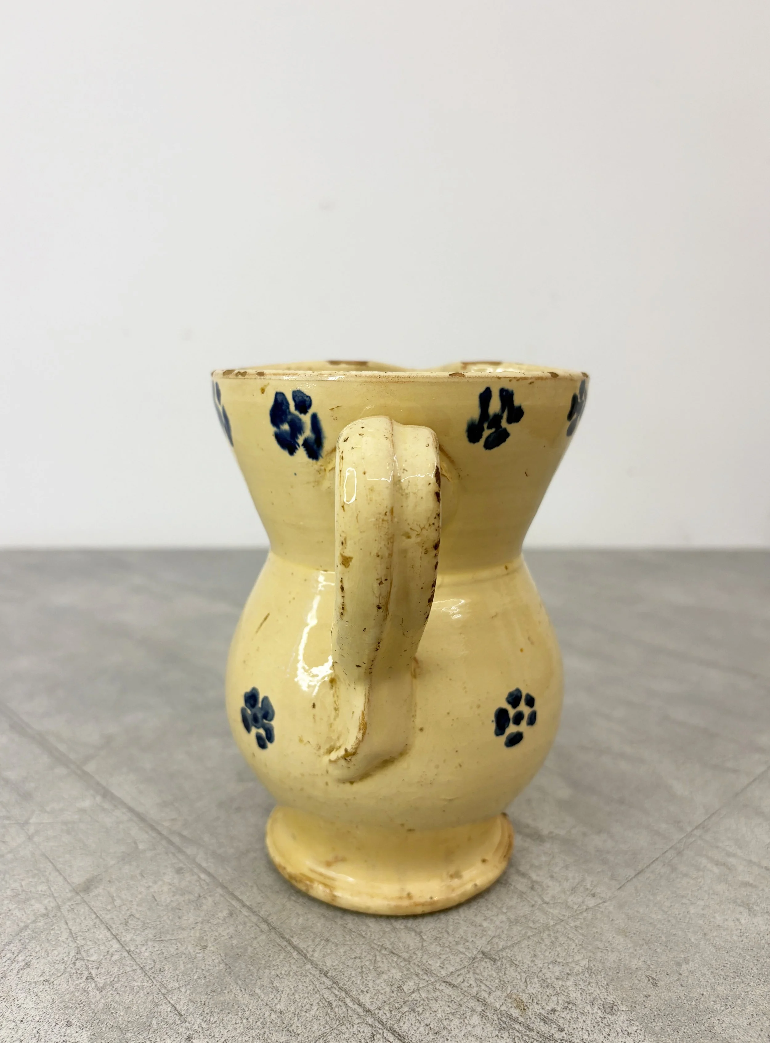 antique handmade ceramic pitcher Puglia