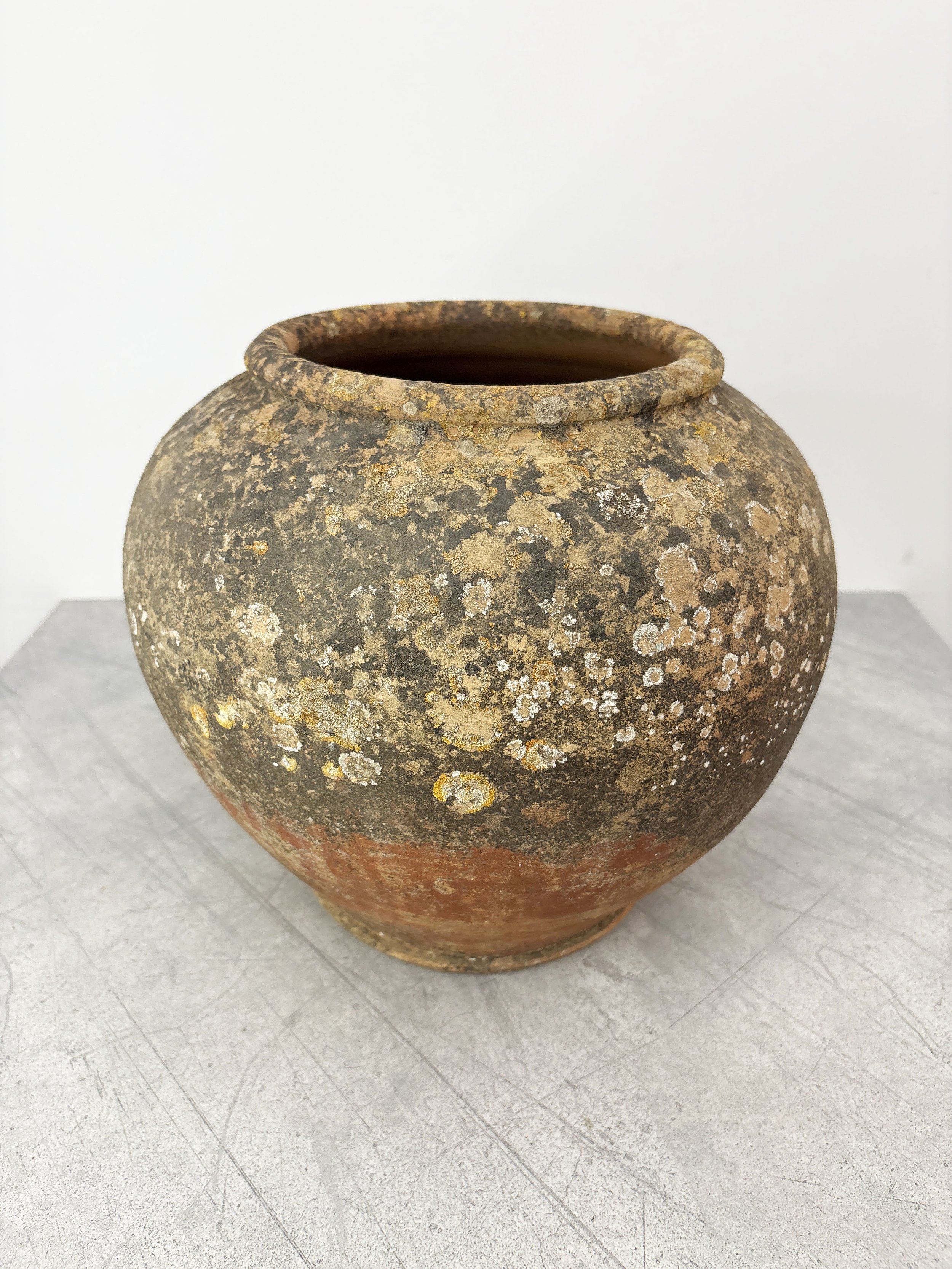 large Italian rustic plant pot