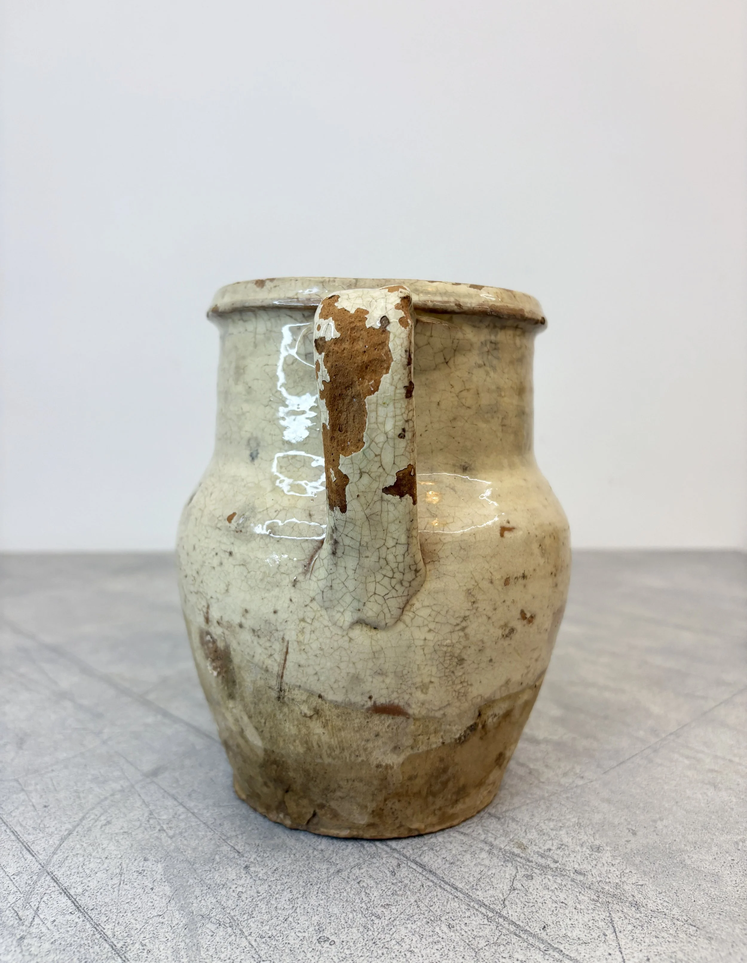 rustic white glazed farmhouse pottery