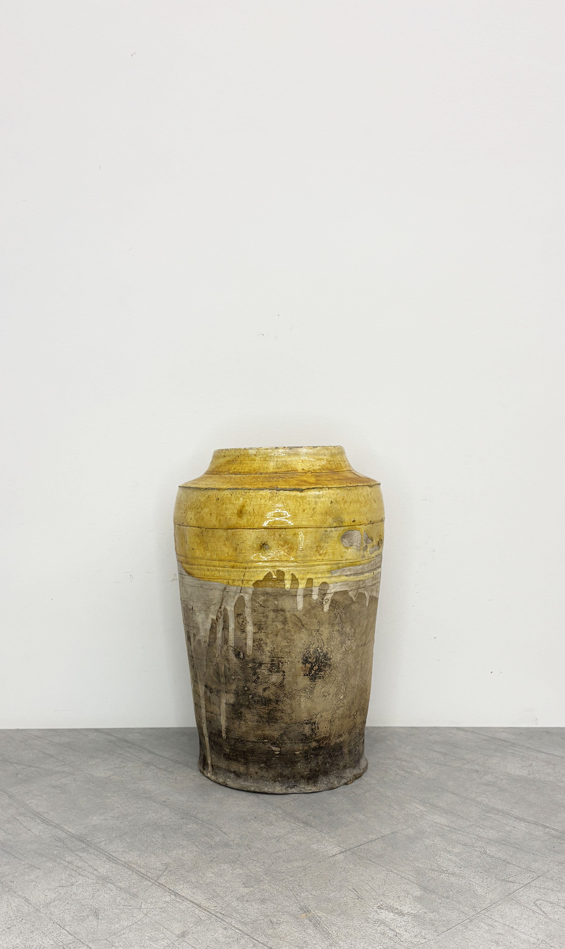 Antique Yellow Glazed Vasetto 1