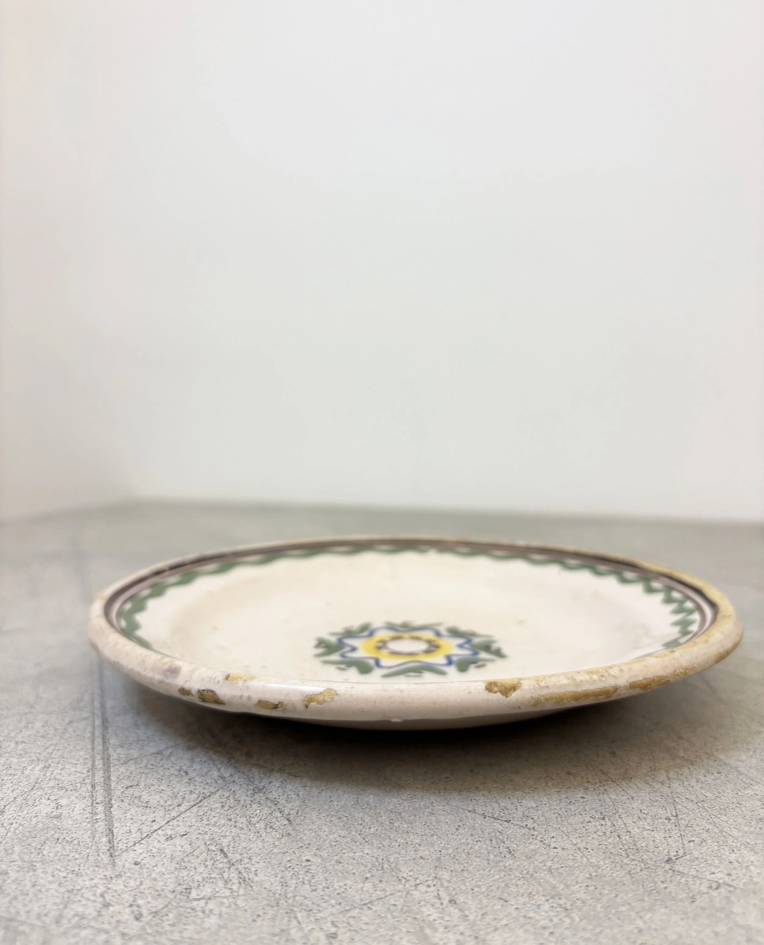 rustic hand painted plate Puglia