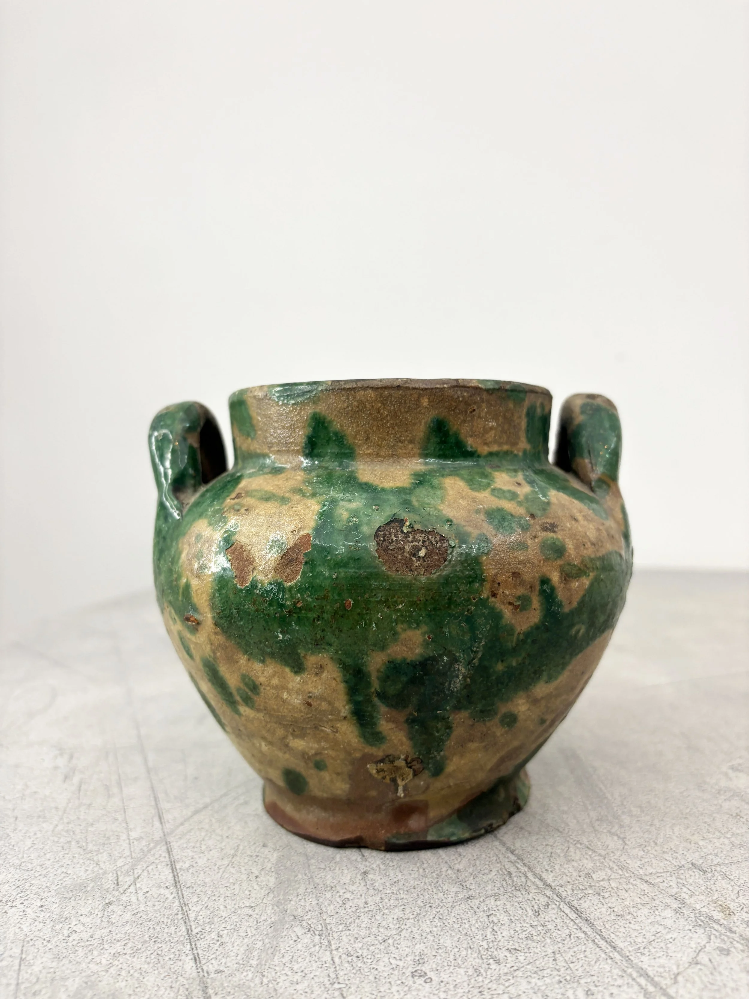 green splattered pot Calabria
