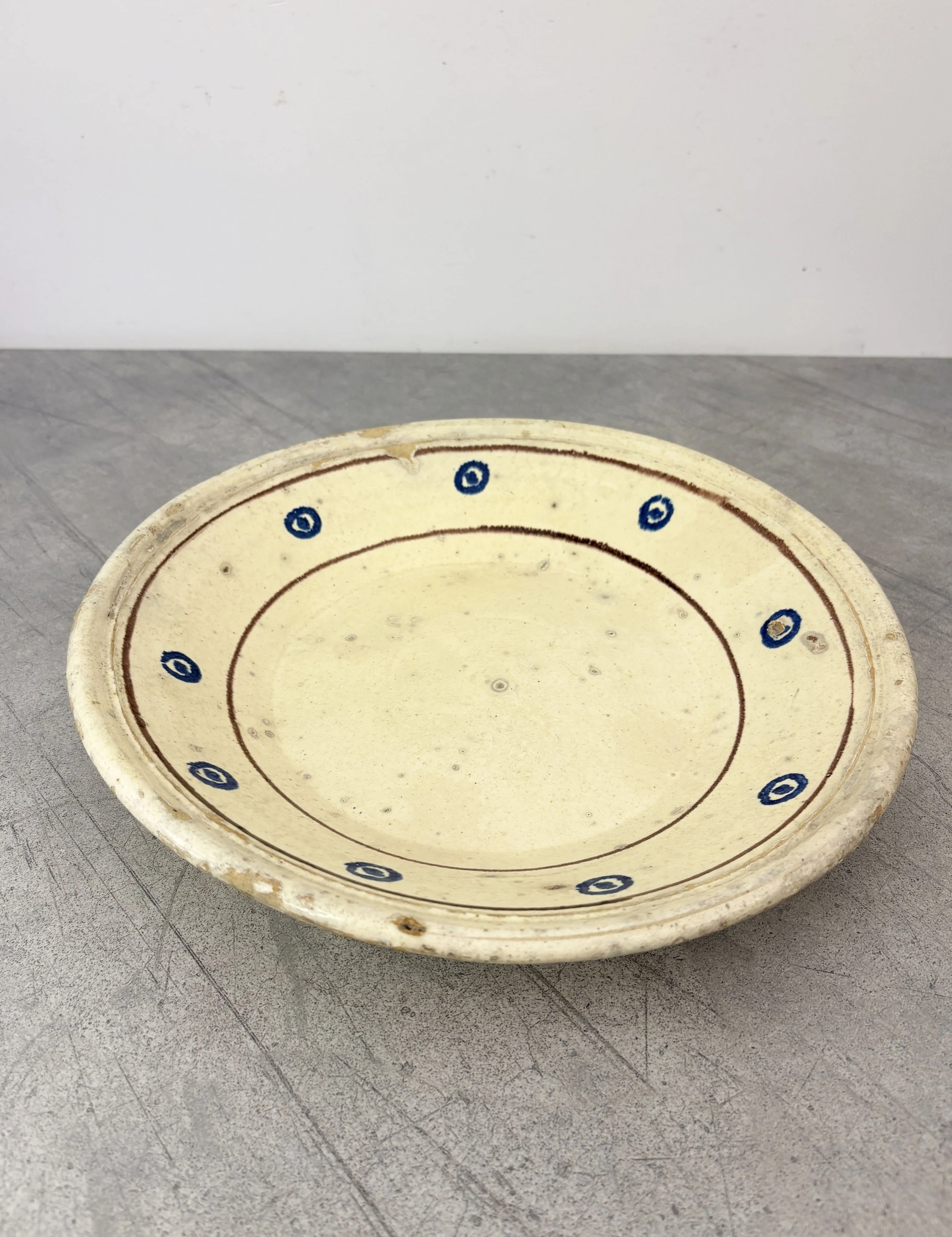 southern Italian evil eye plate