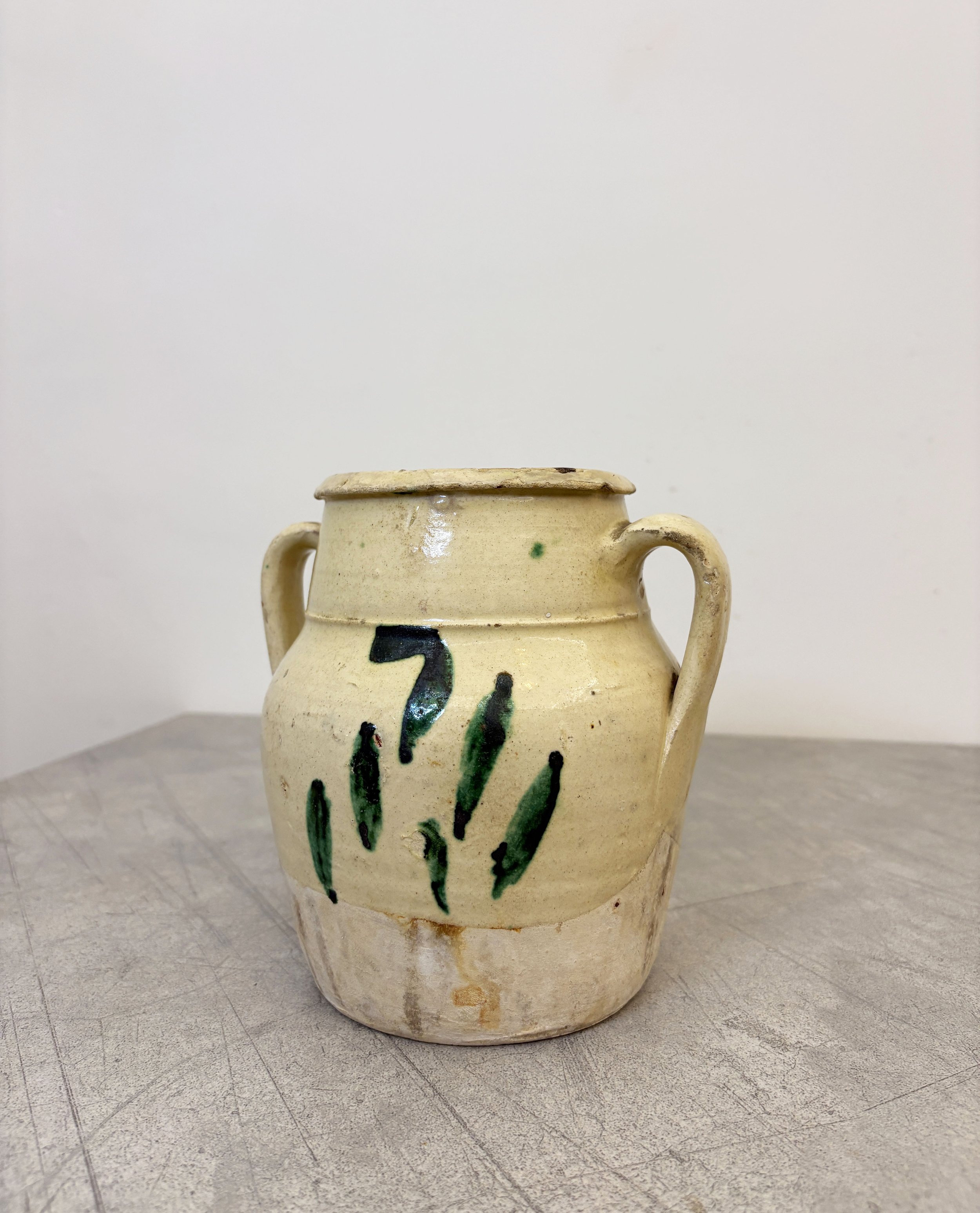 small rustic Italian tree of life vase