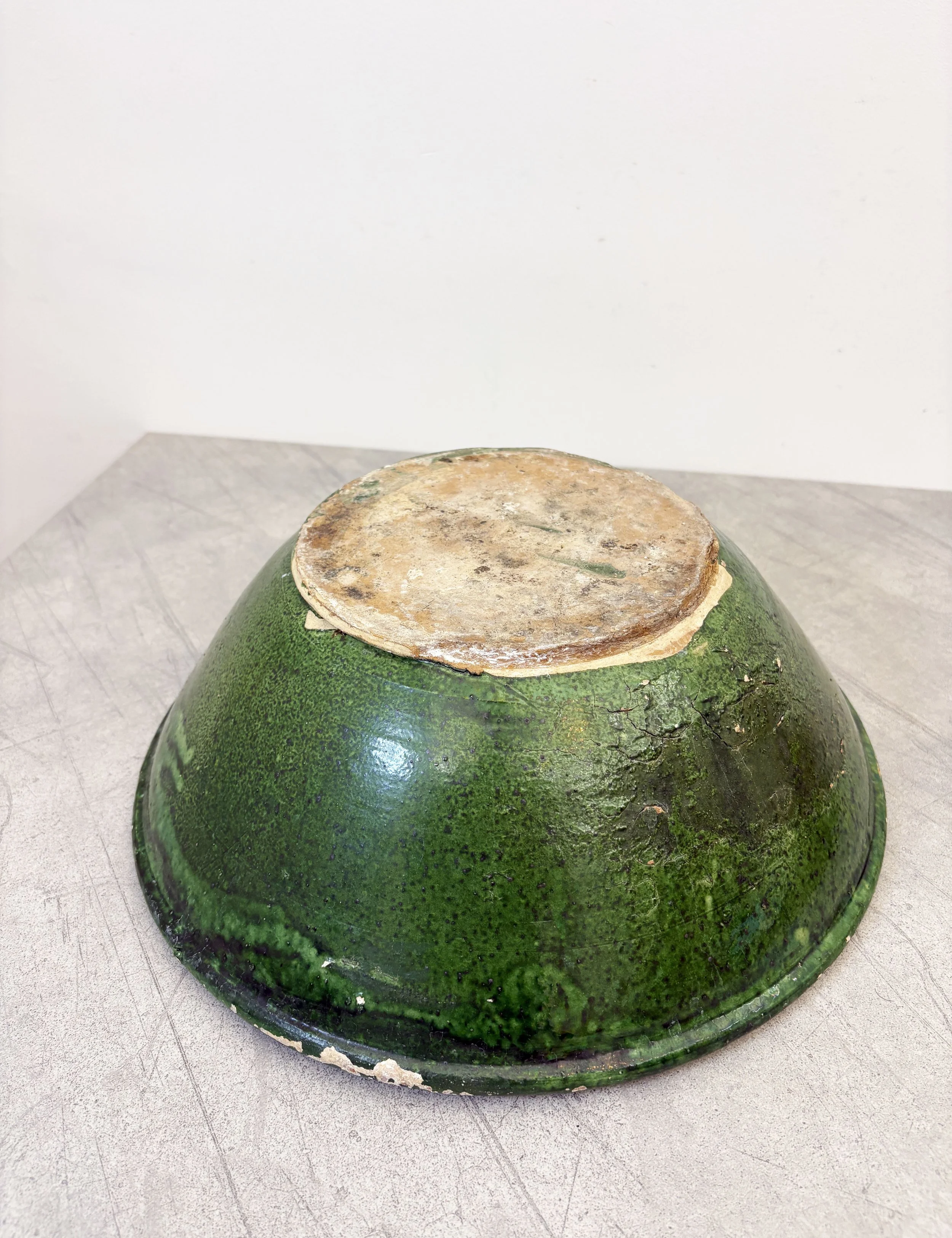 antique Italian farmhouse bowl