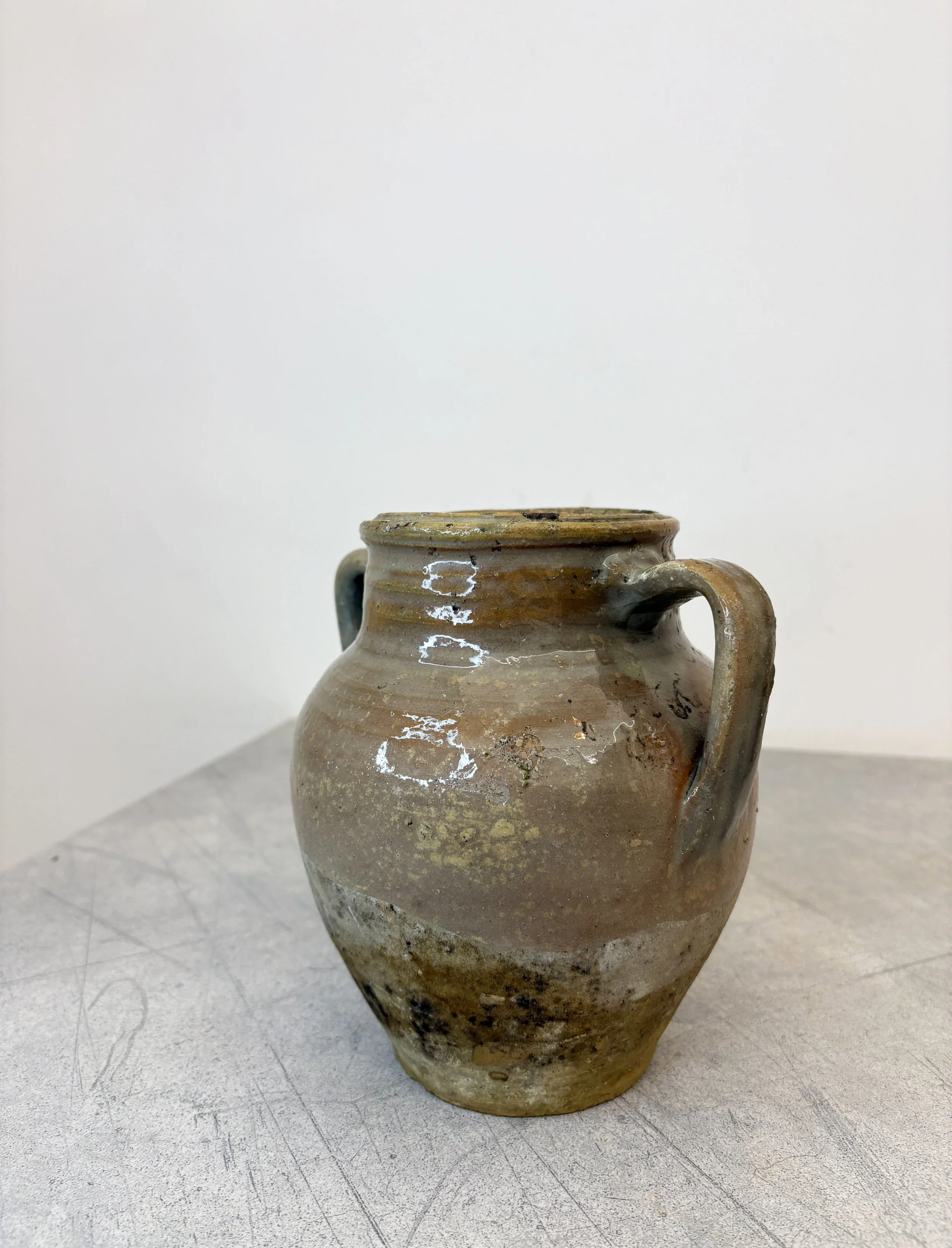 antique rustic confit pot Puglia