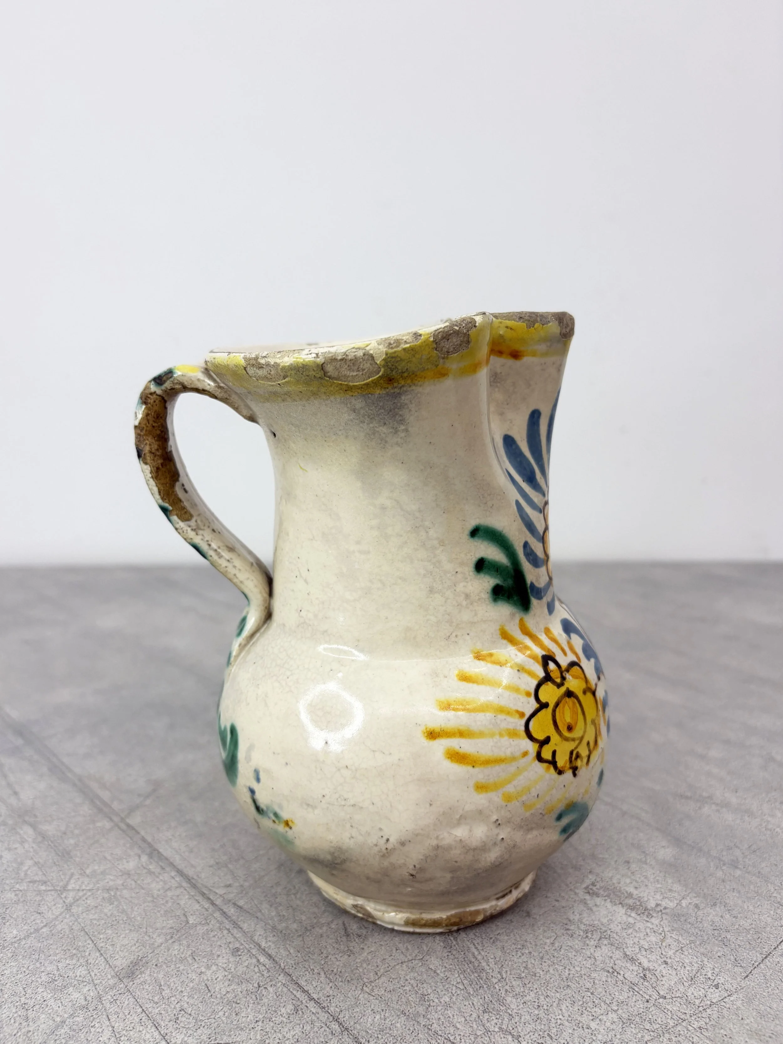 antique rustic pitcher