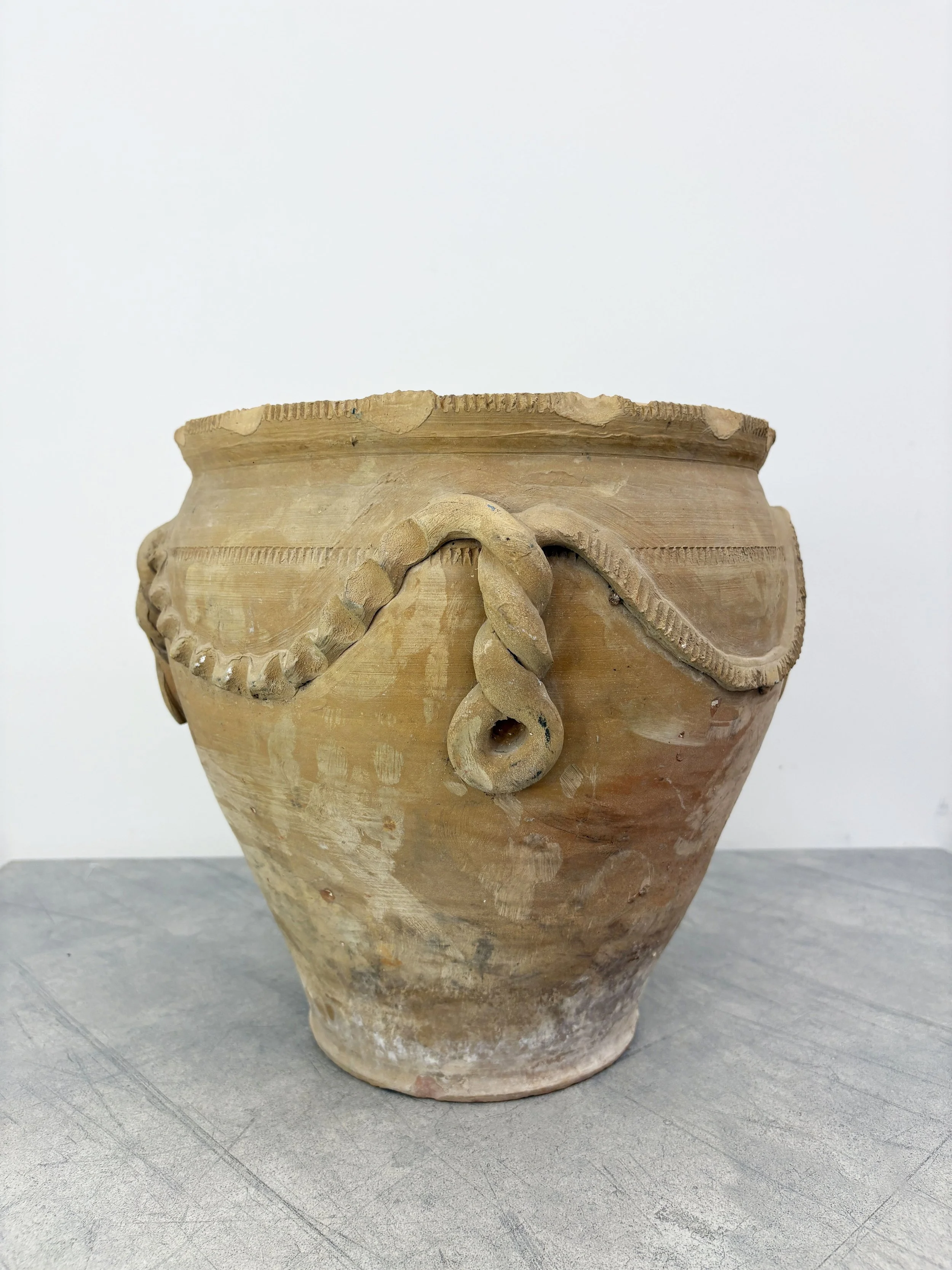 antique Italian terracotta plant pot