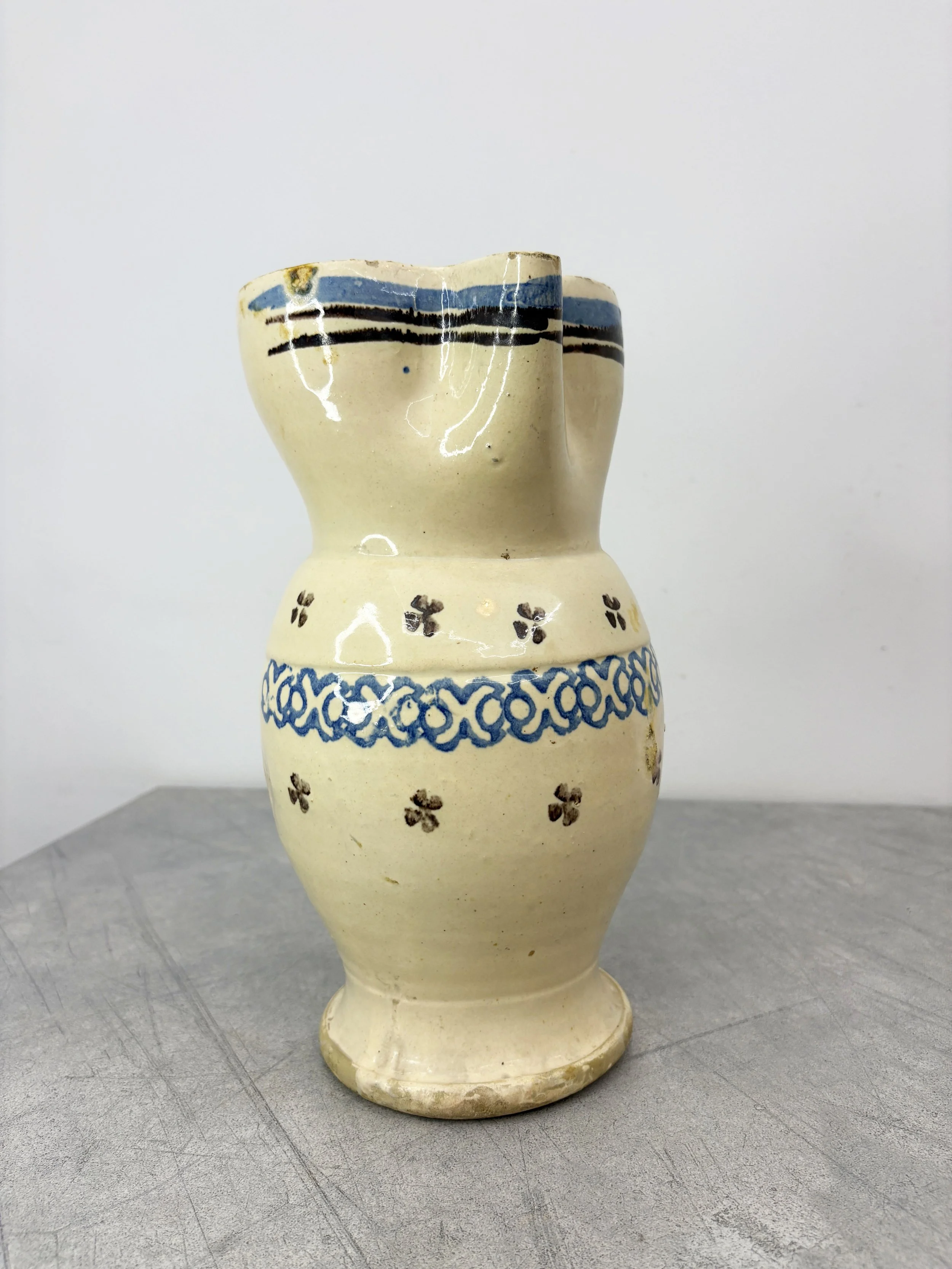 antique righe & stelle jug Puglia