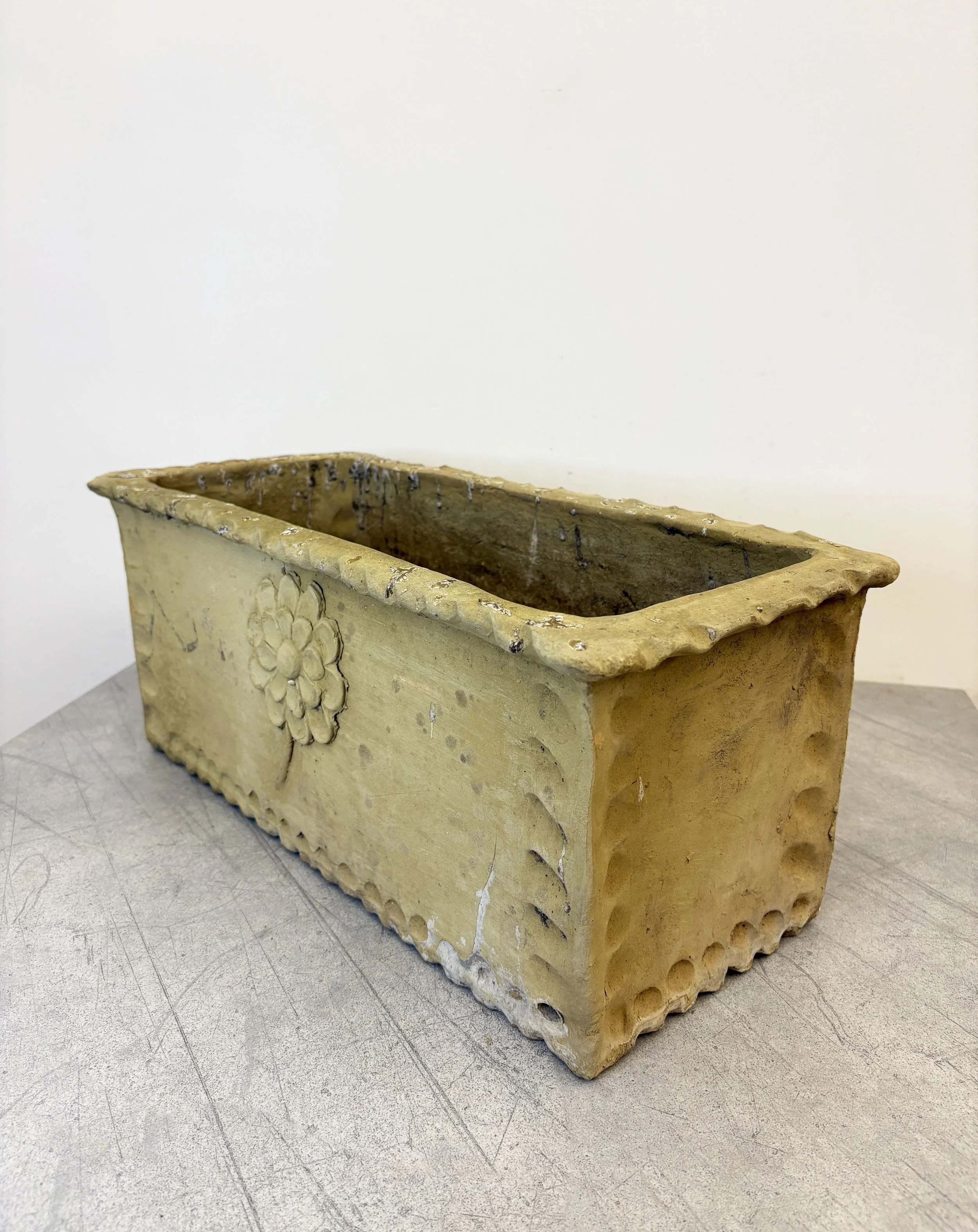 antique Italian ceramic flower planter