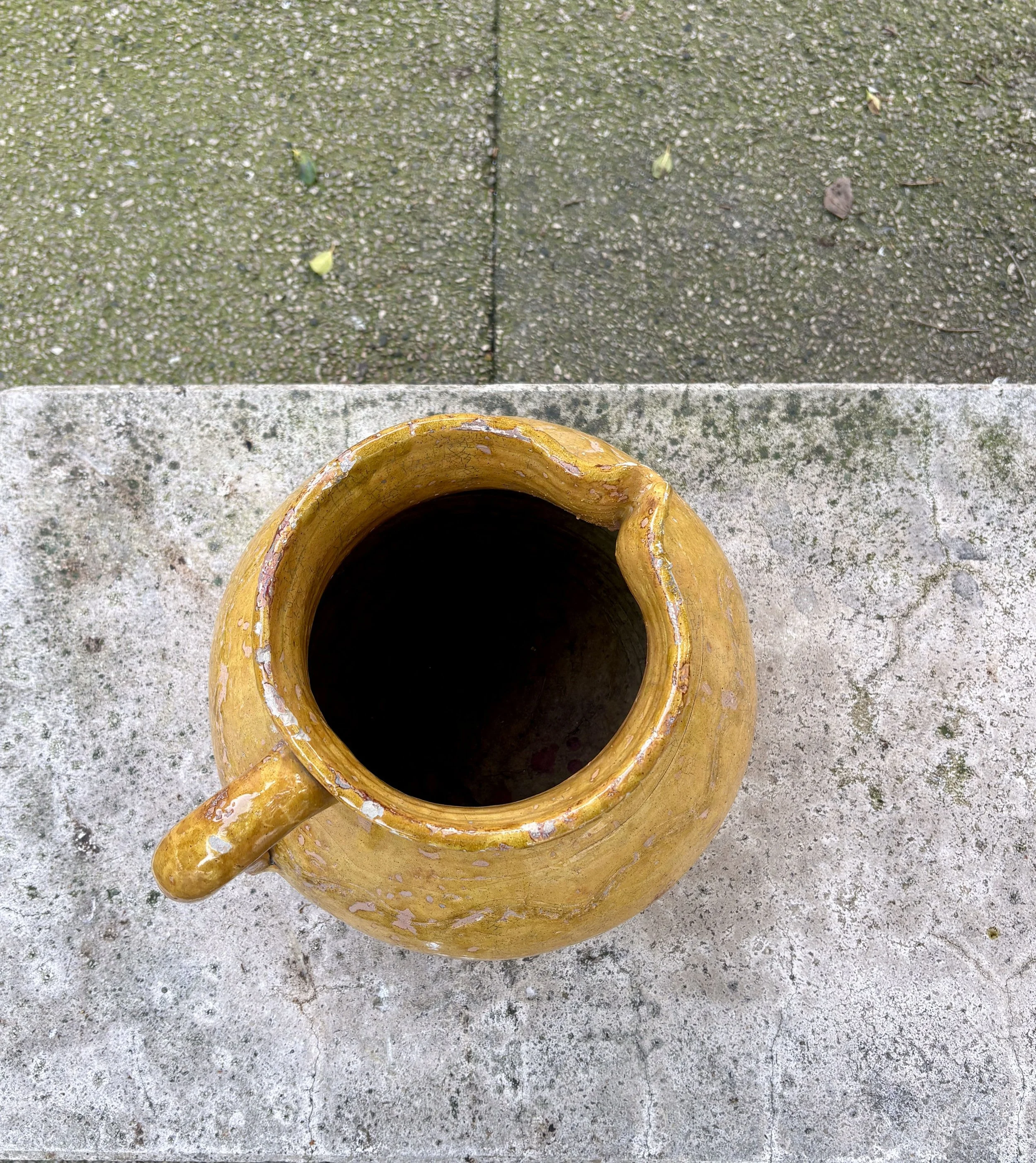 large handmade ceramic jug