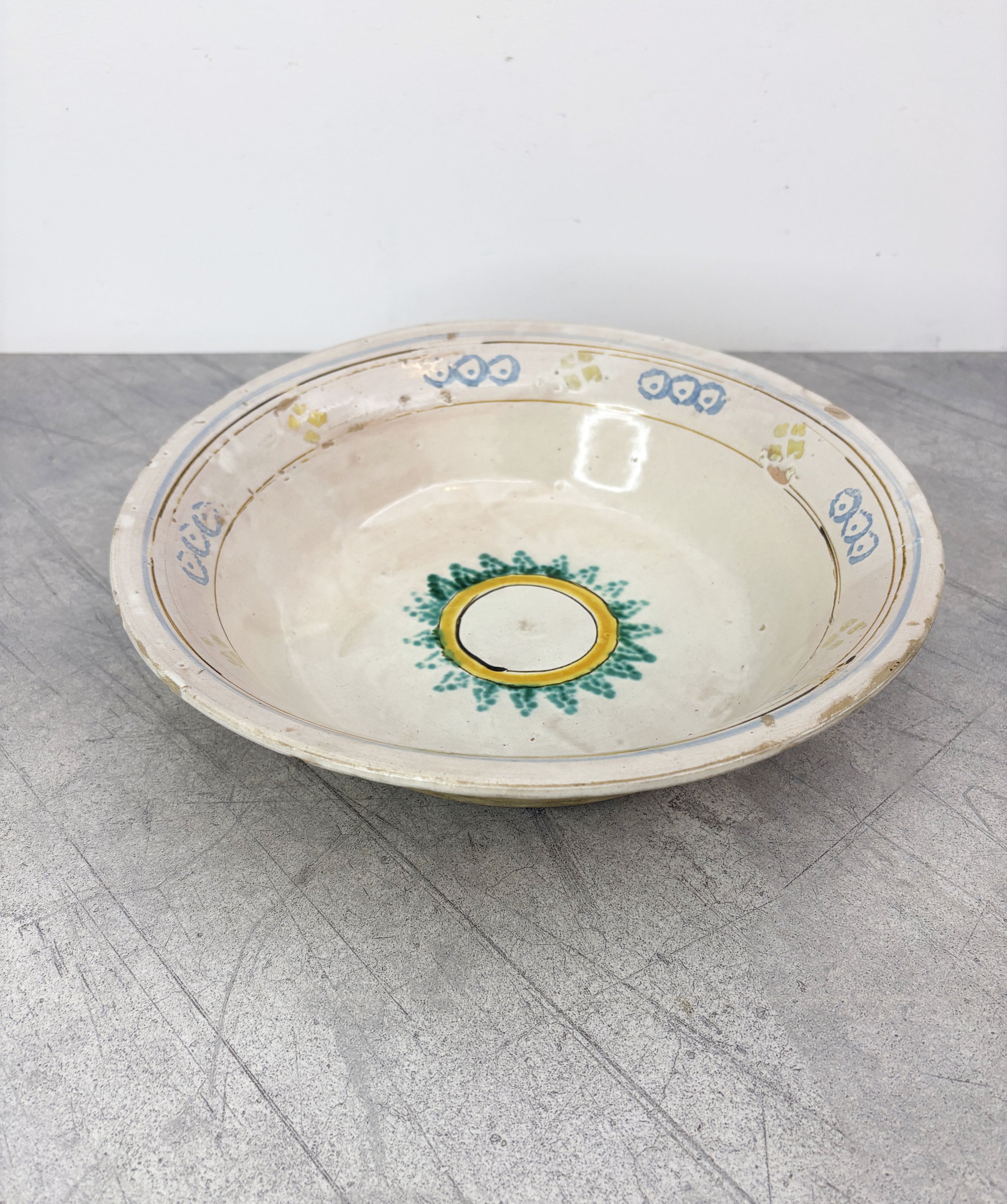 large hand painted bowl southern Italy