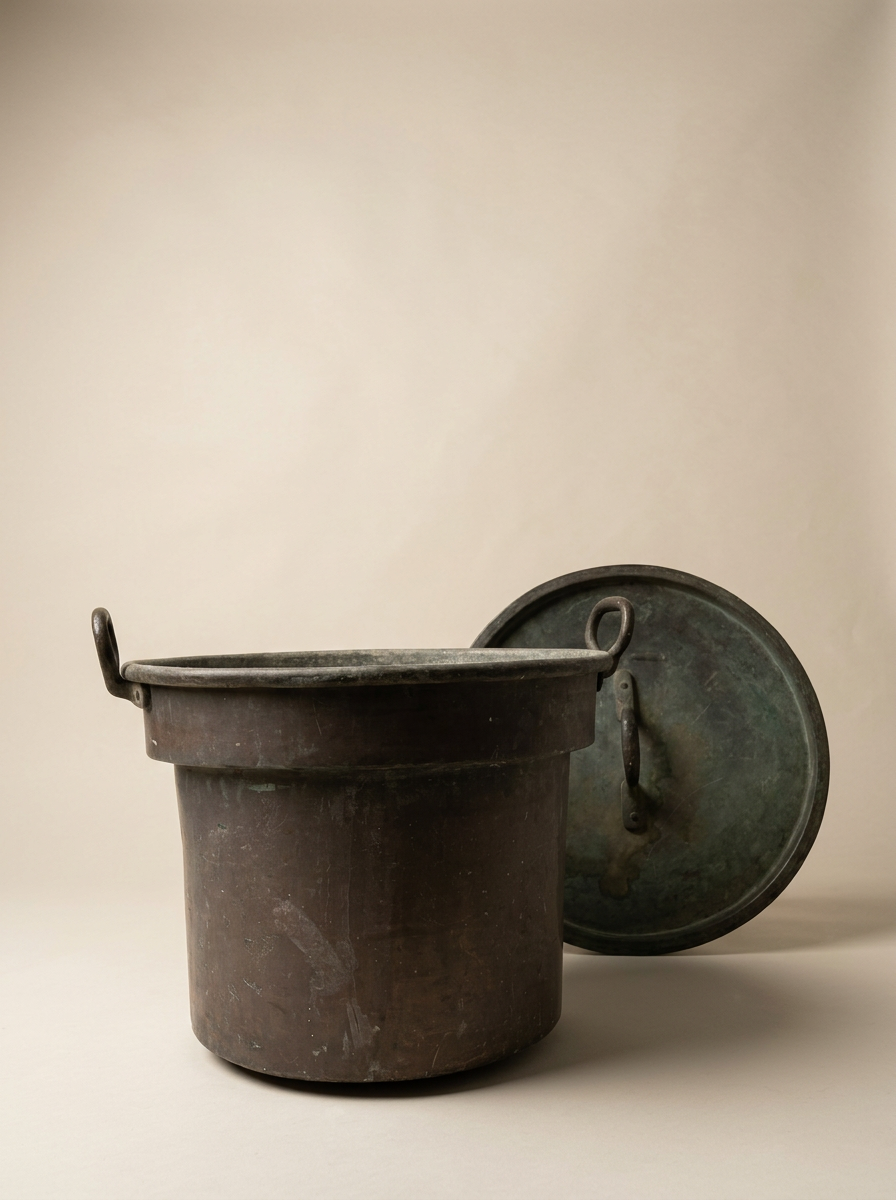 vintage Italian copper pot