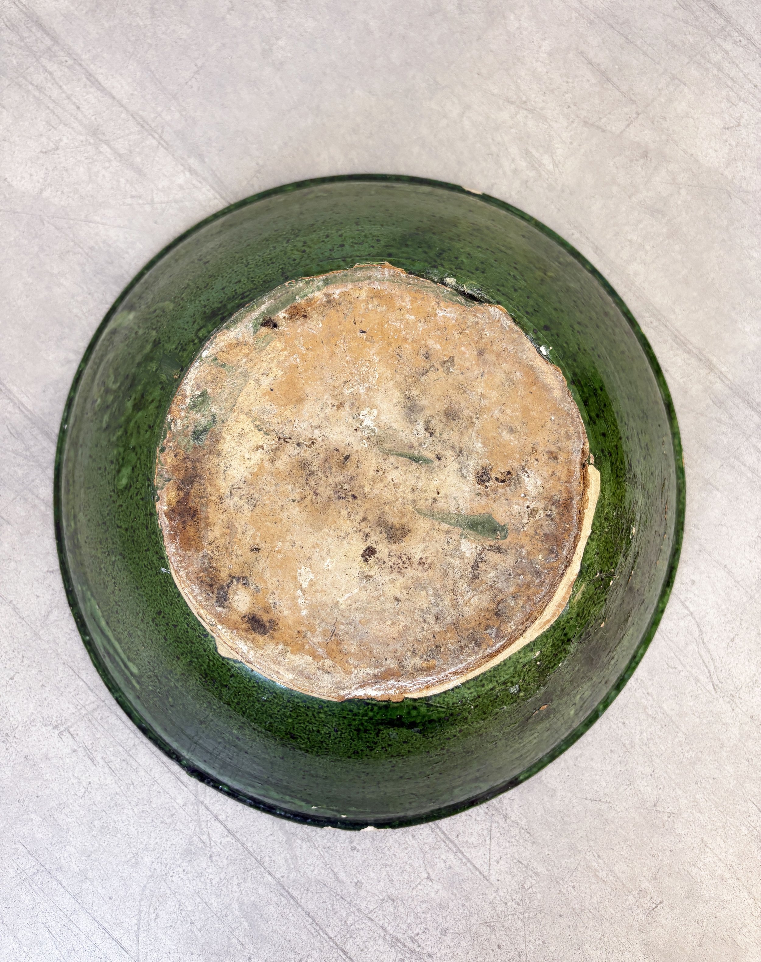 antique rustic ceramic bowl