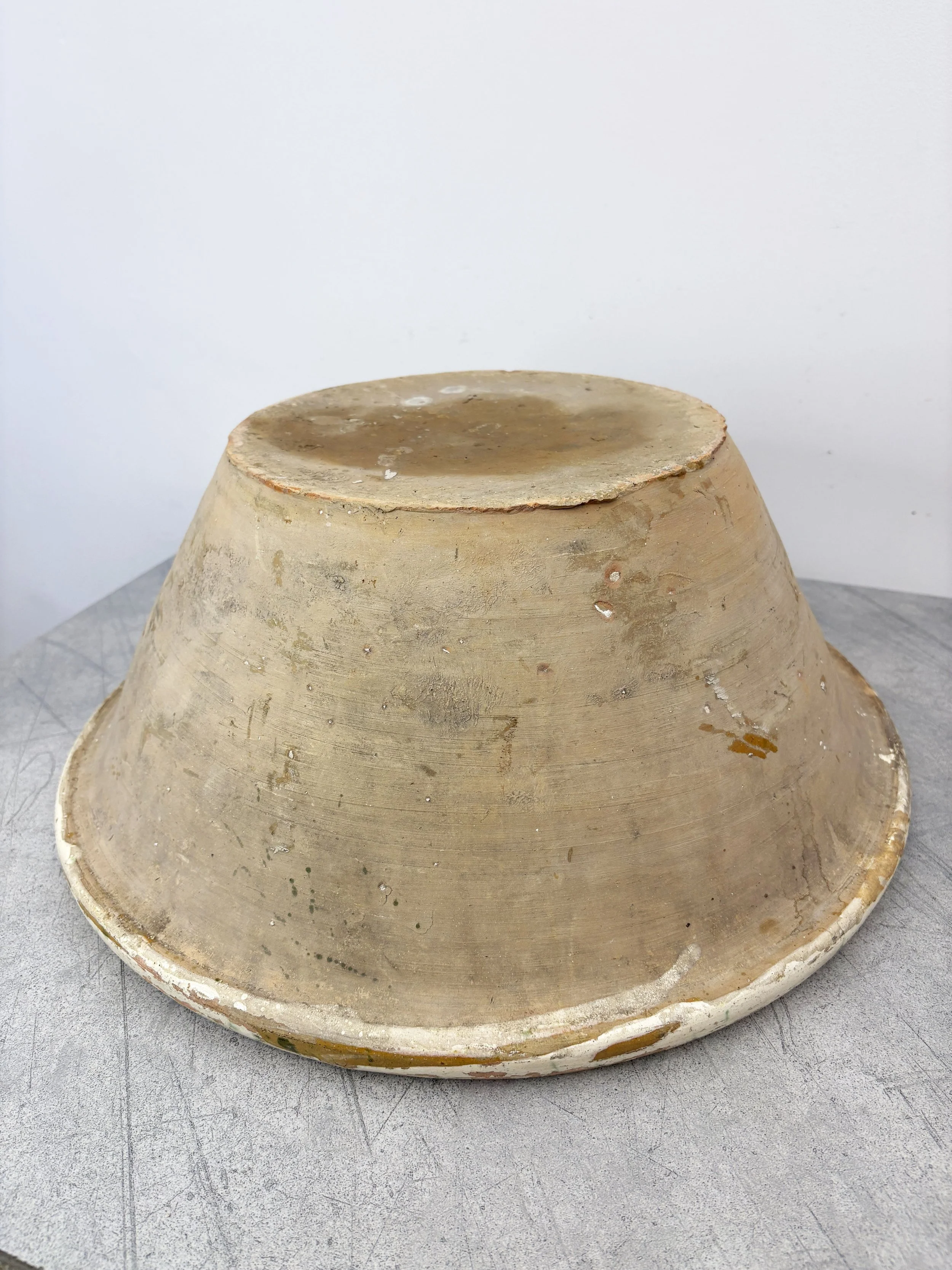 large handmade Calabrese pottery