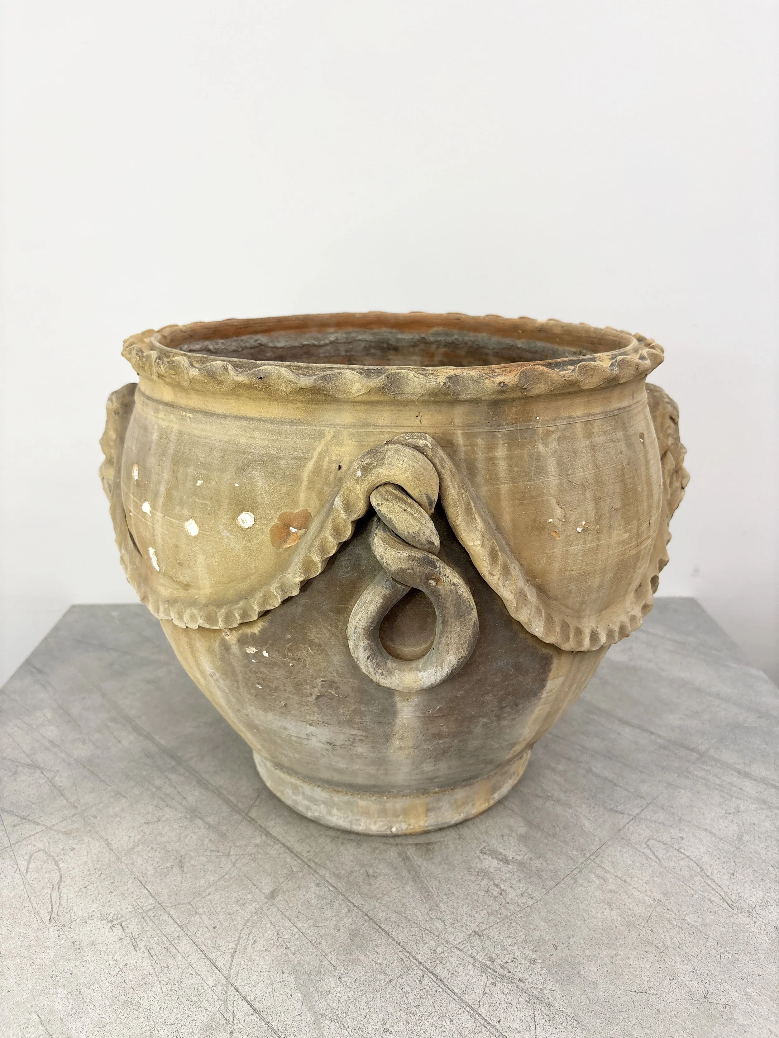 antique Italian plant pot