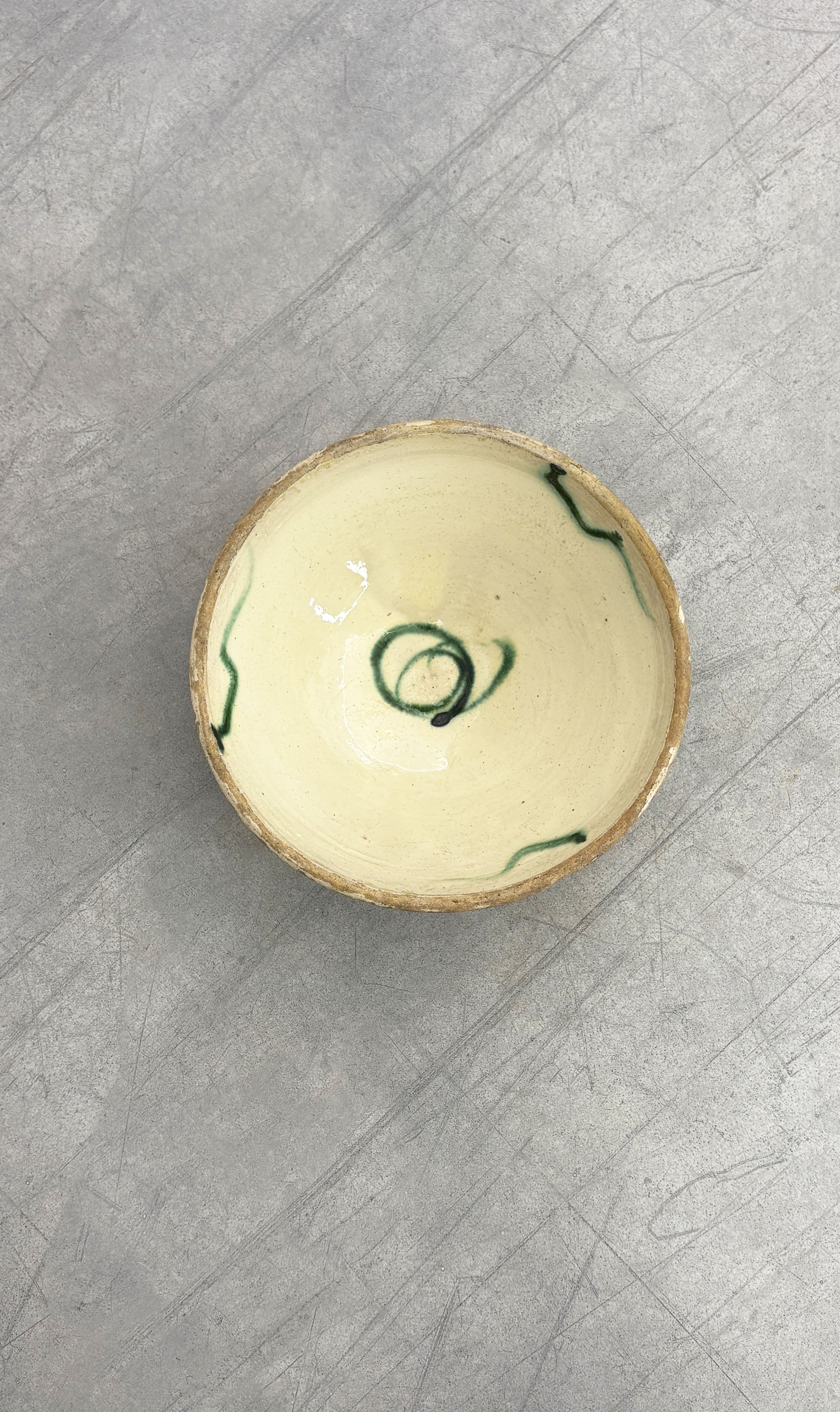 2 ANTIQUE RUSTIC FARMHOUSE BOWL CALABRIA