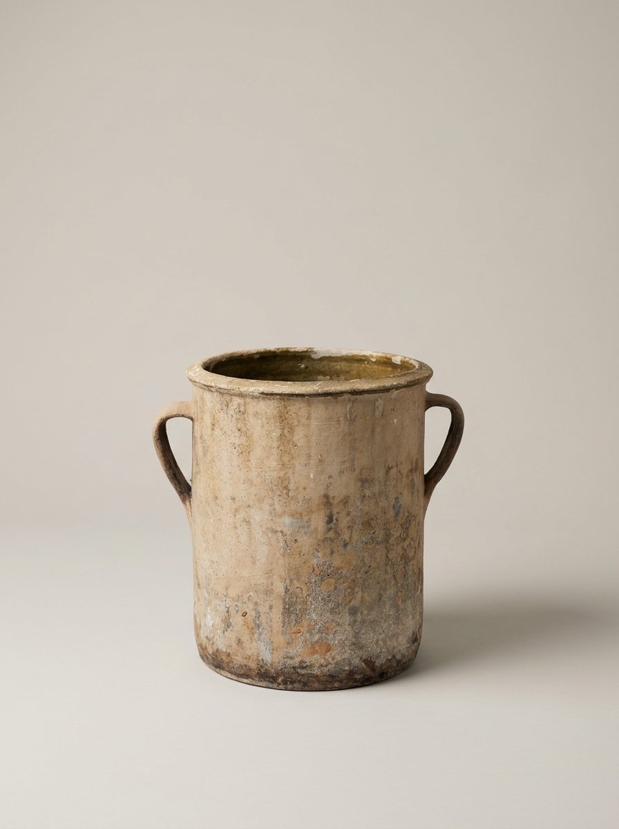 Antique Rustic Confit Pot