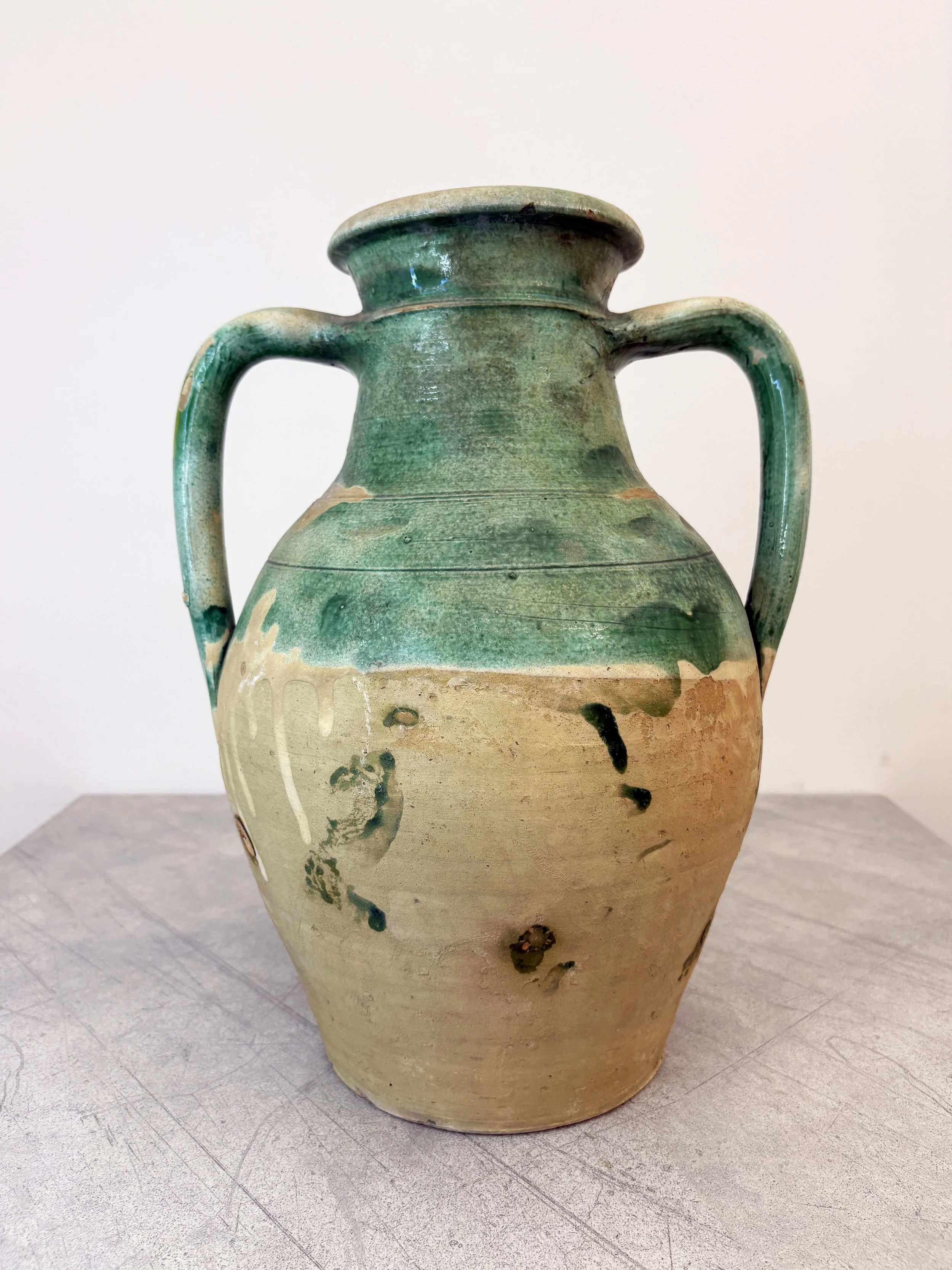 antique Italian ceramic amphora