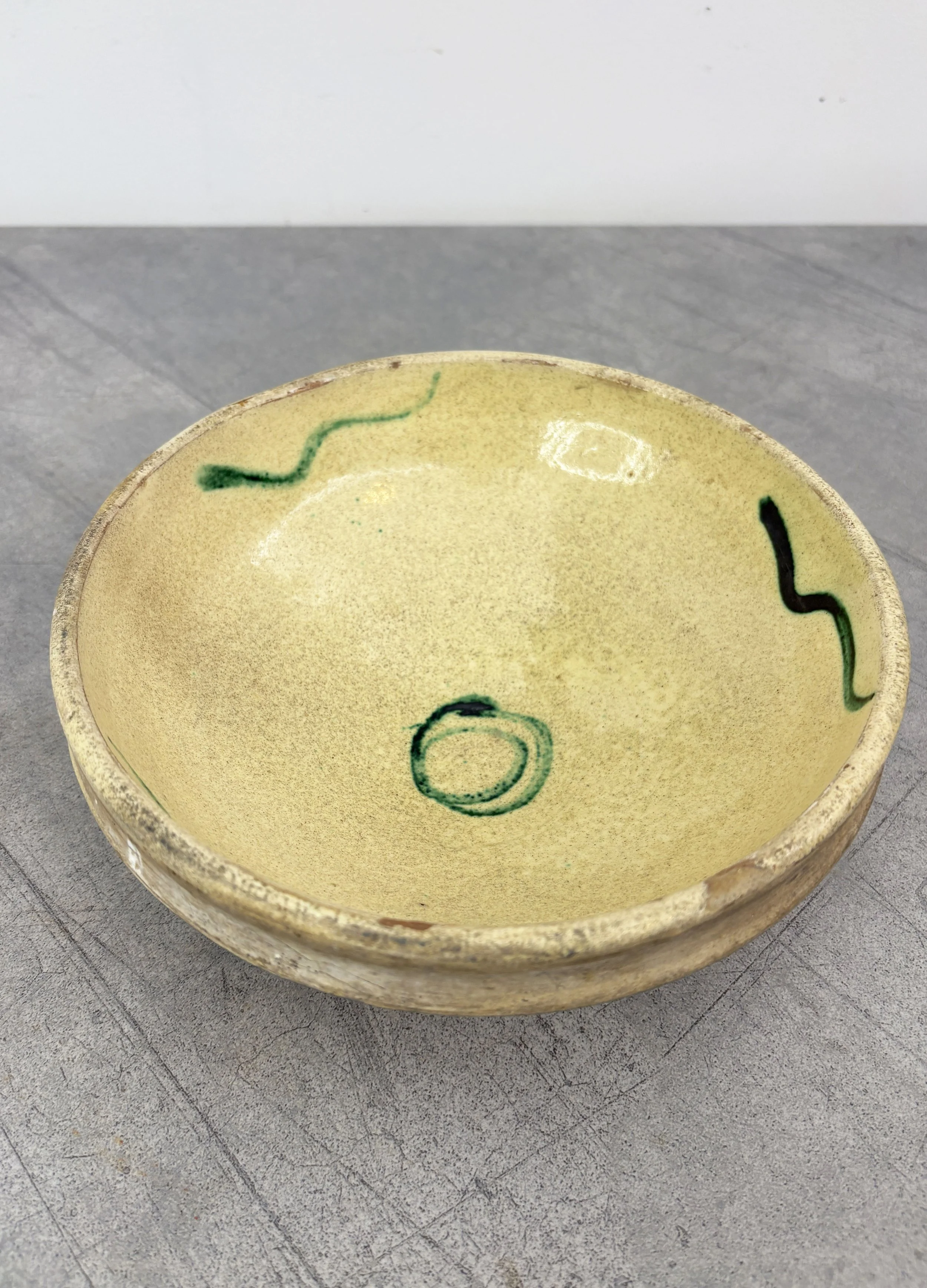 antique hand painted Calabrese bowl