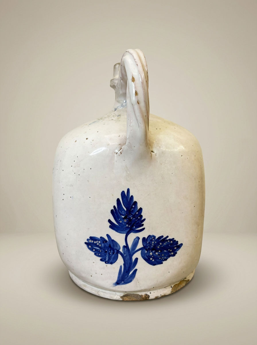 vintage ceramic amphora Faenza