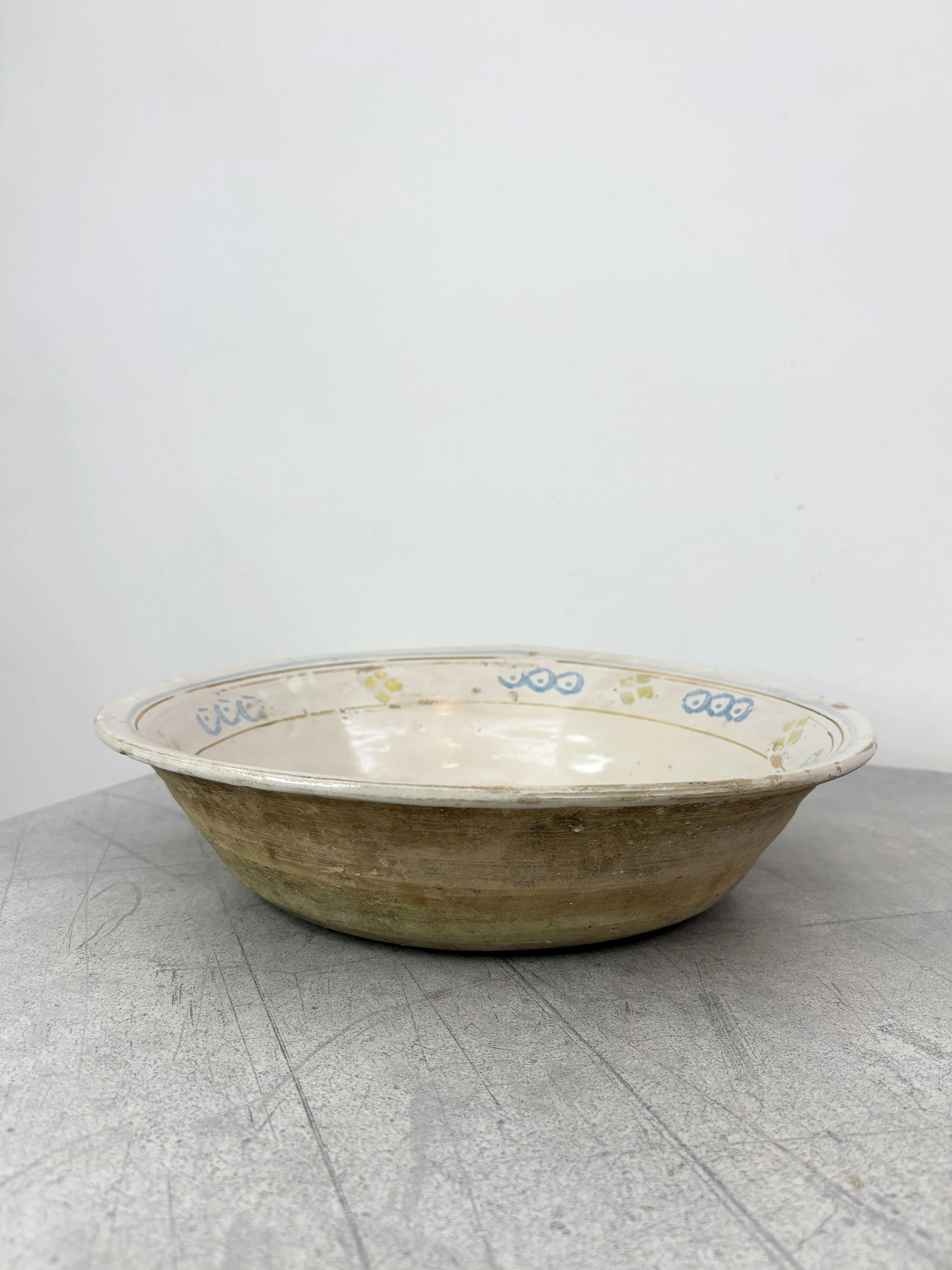 large vintage farmhouse bowl