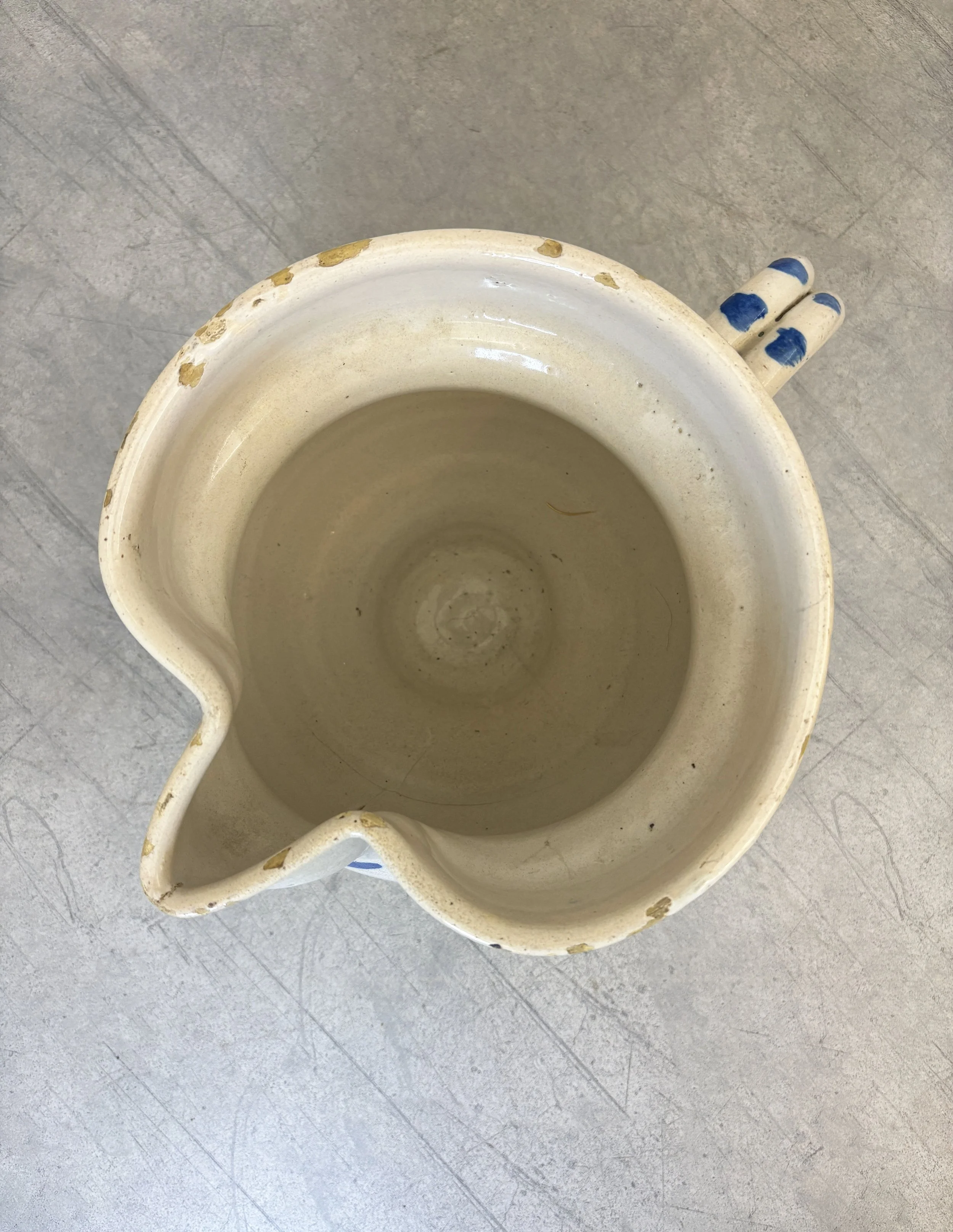 large Faenza ceramic jug