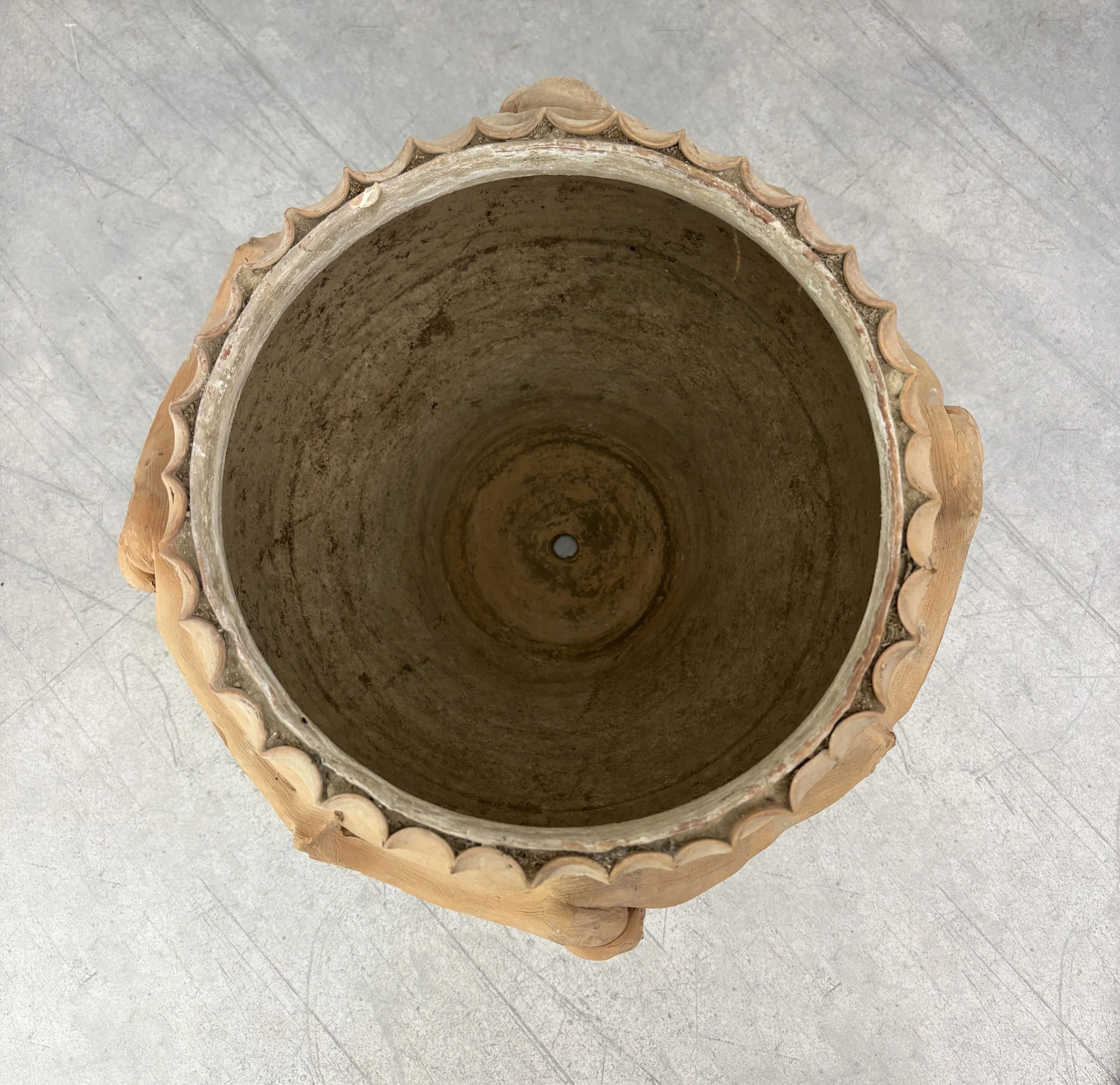 handmade ceramic plant pot