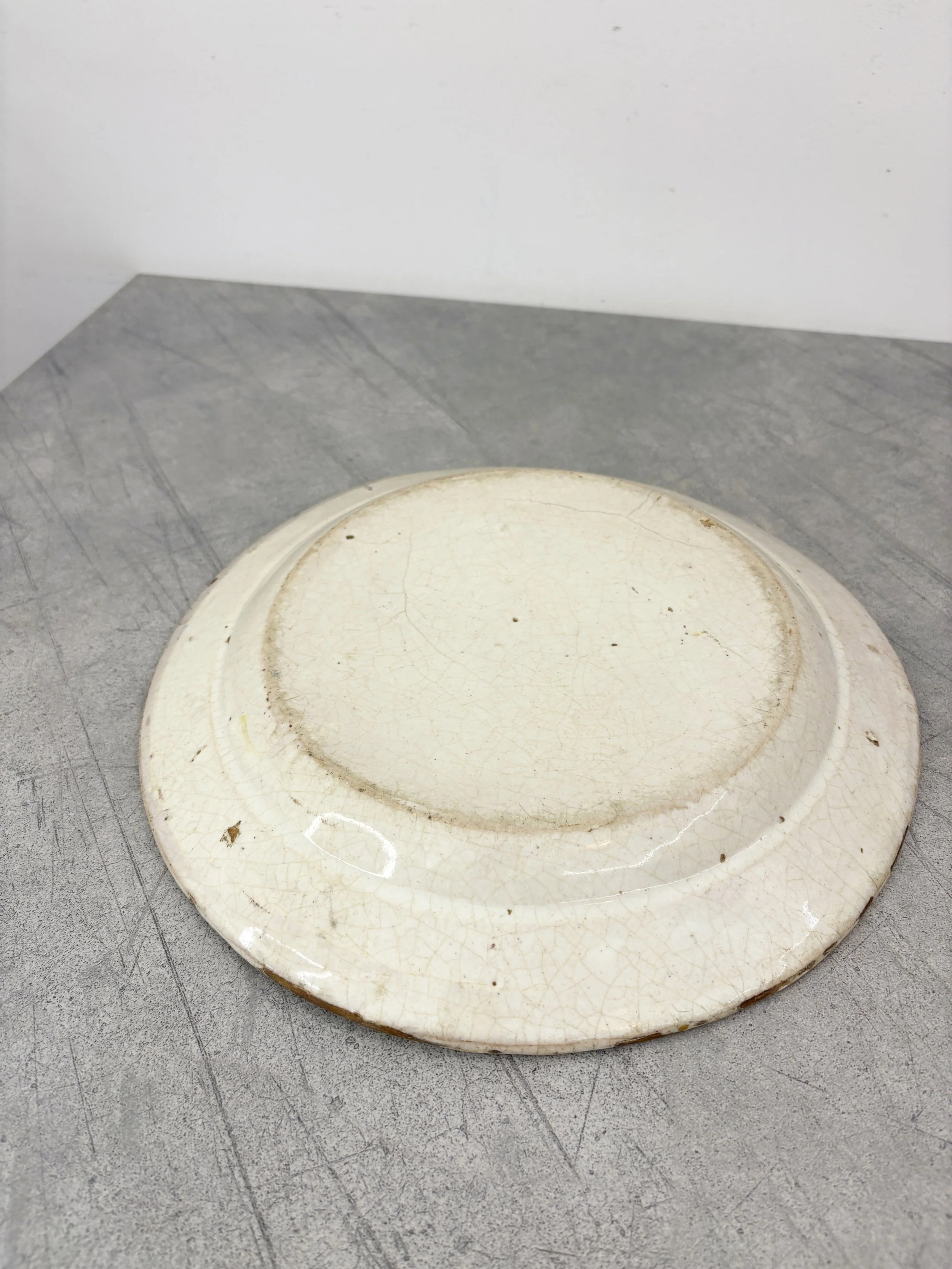 antique rustic farmhouse plate