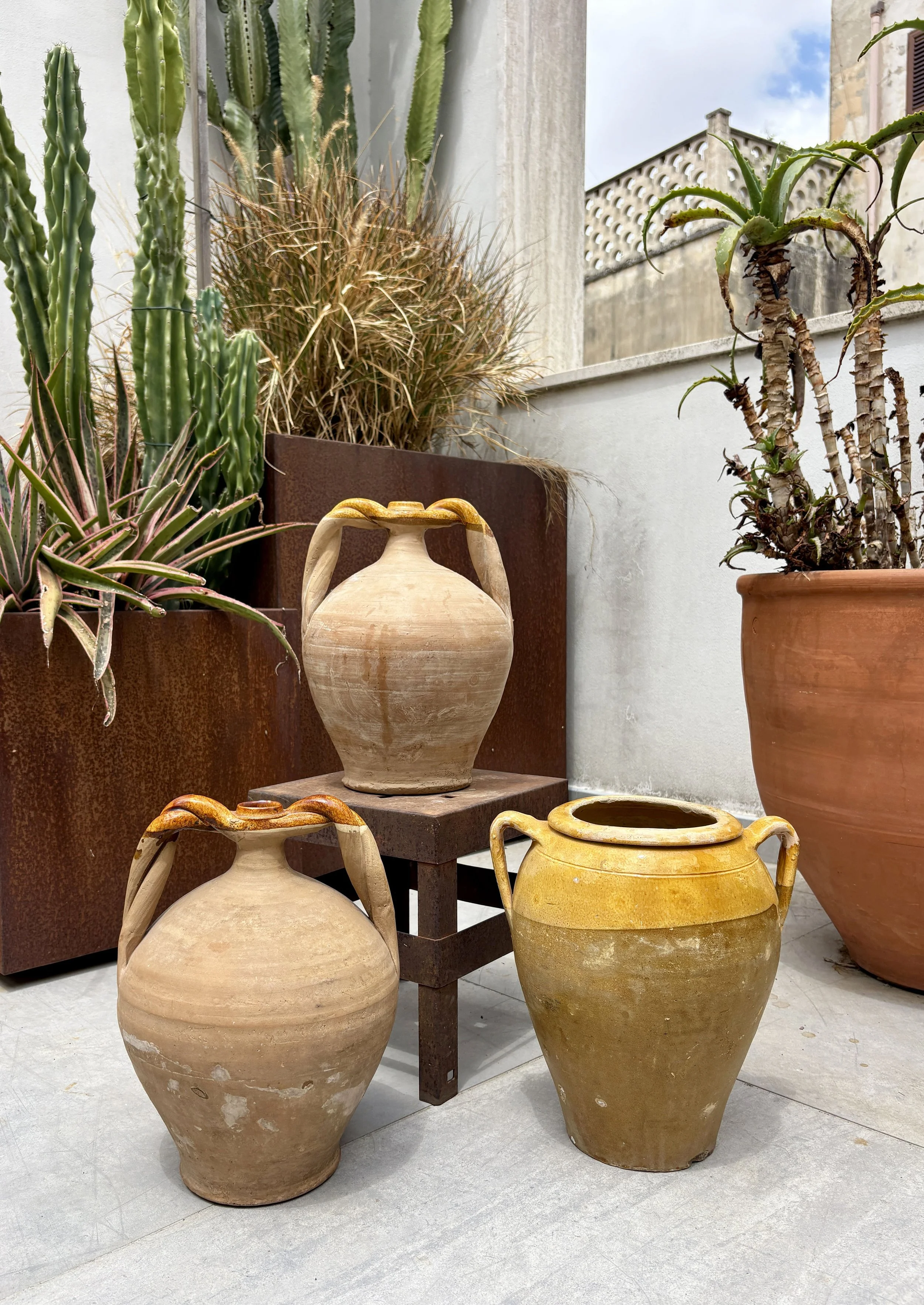 antique southern Italian farmhouse pottery