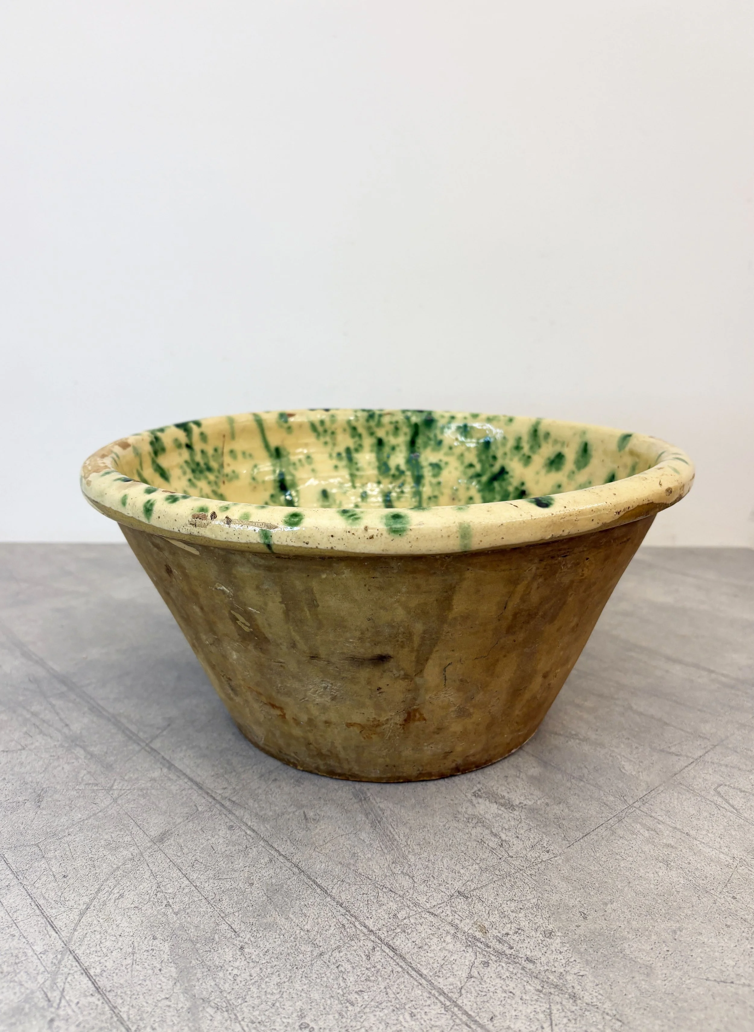 antique rustic calabrese farmhouse bowl