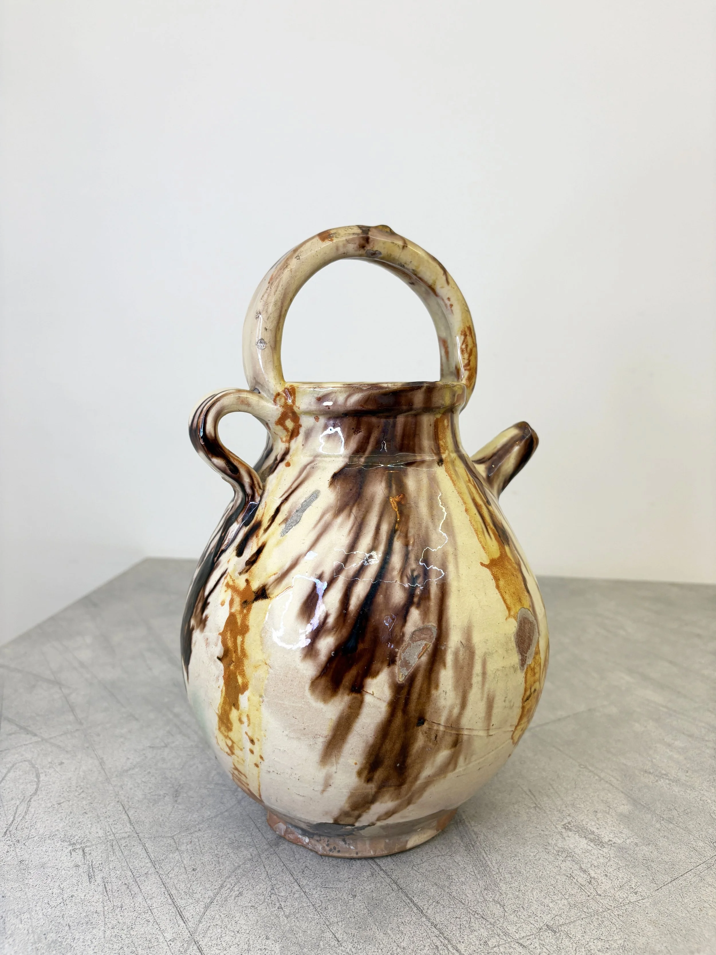 vintage Italian ceramic vessel