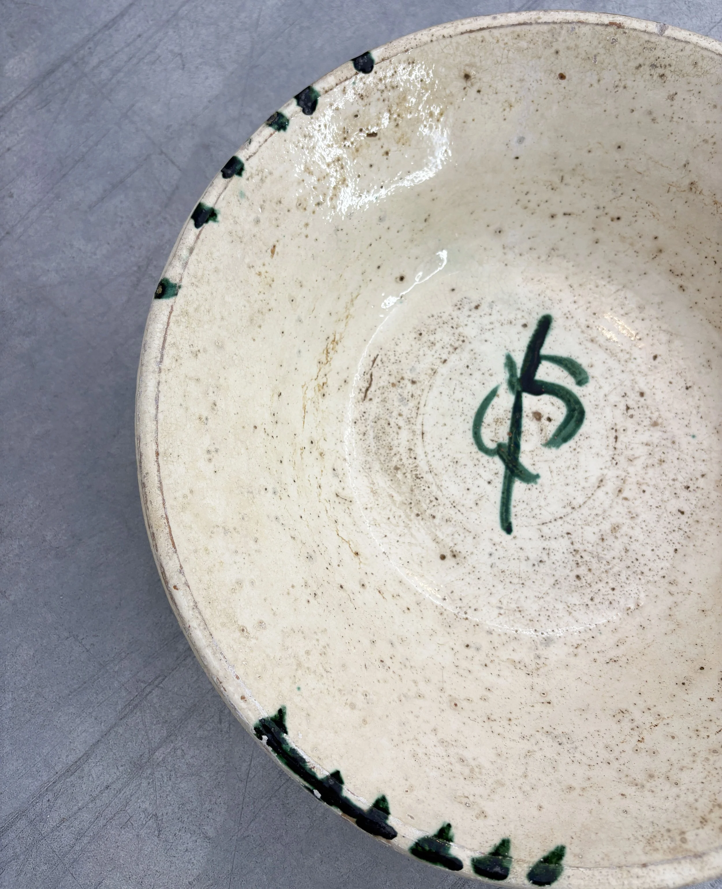 hand painted farmhouse bowl Calabria