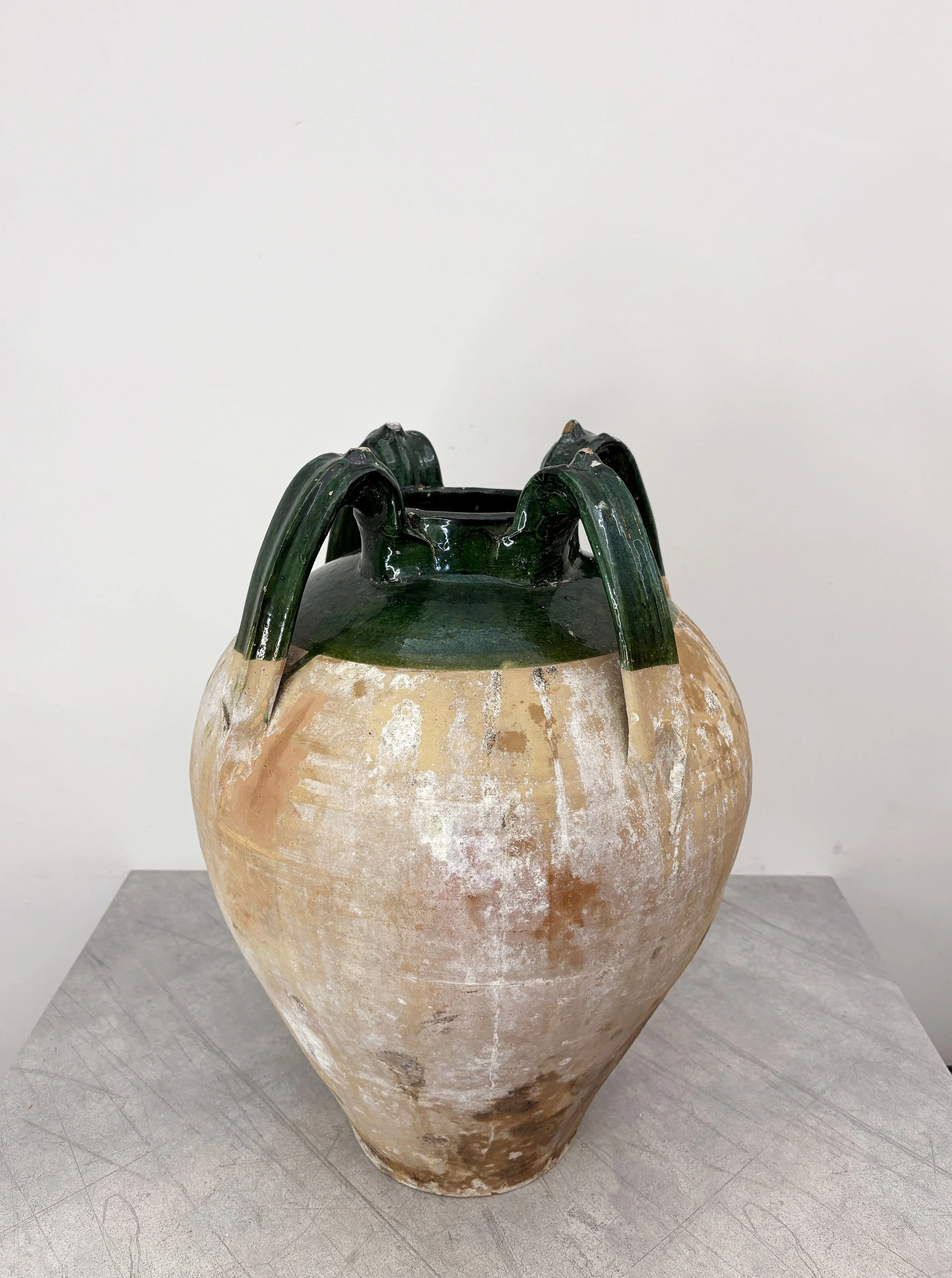 large antique olive oil vessel Italy