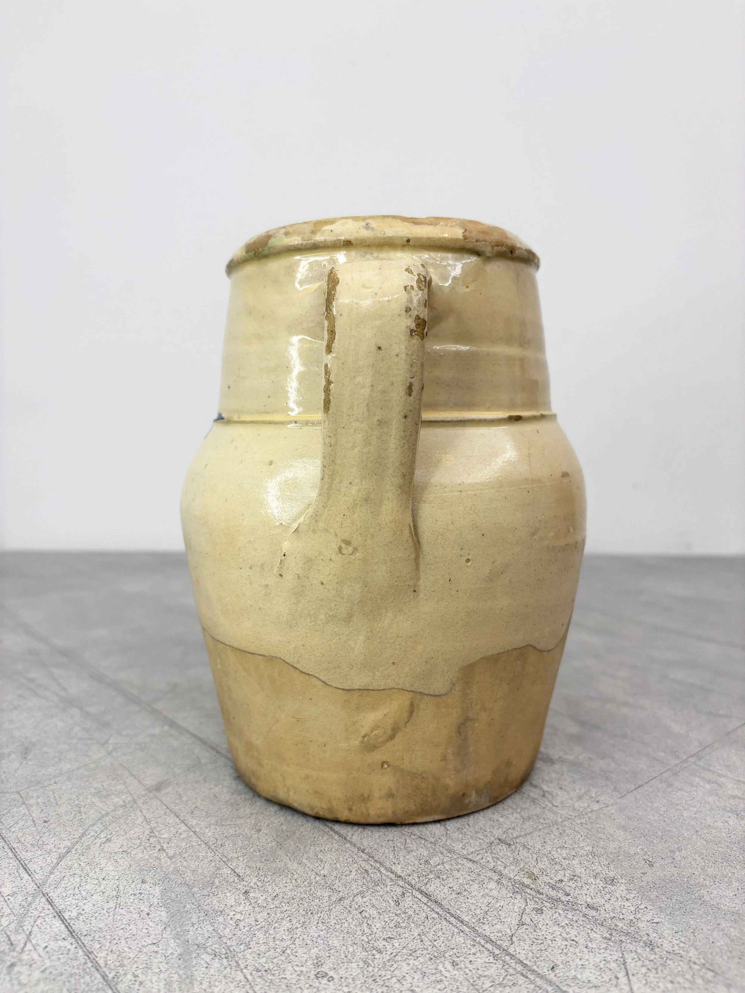 antique Calabrese confit pot