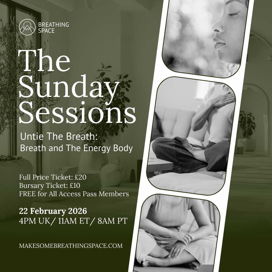 The Sunday Sessions: Untie The Breath – Breath and The Energy Body with Christine Ashton