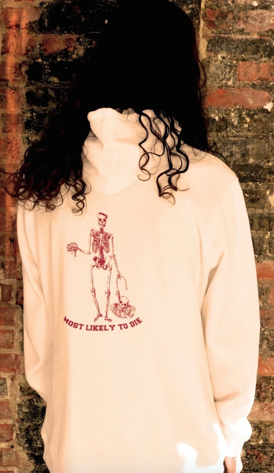 Crusades print hoodie back